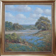 " Bluebonnets" Texas Hillcountry Landscape