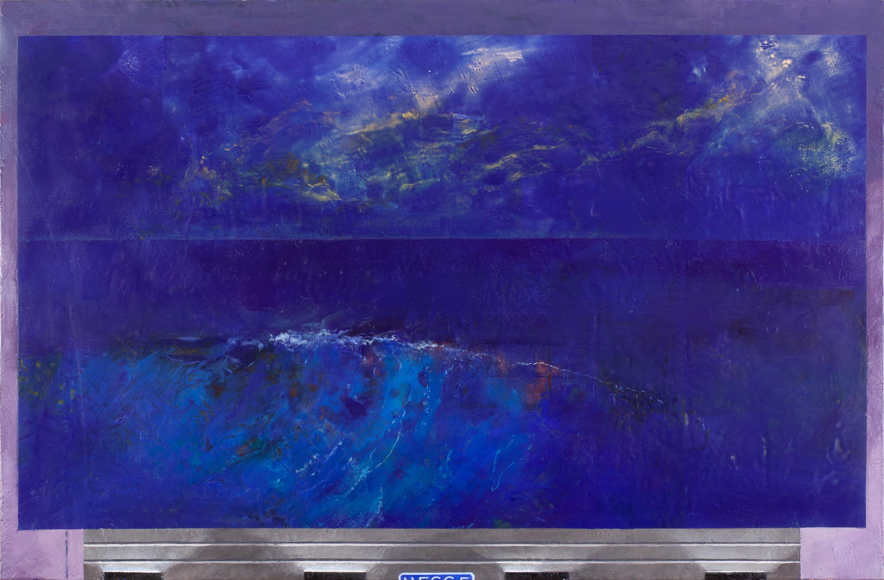 Eric Hesse Landscape Painting - La Vague (Beyond the Horizon)