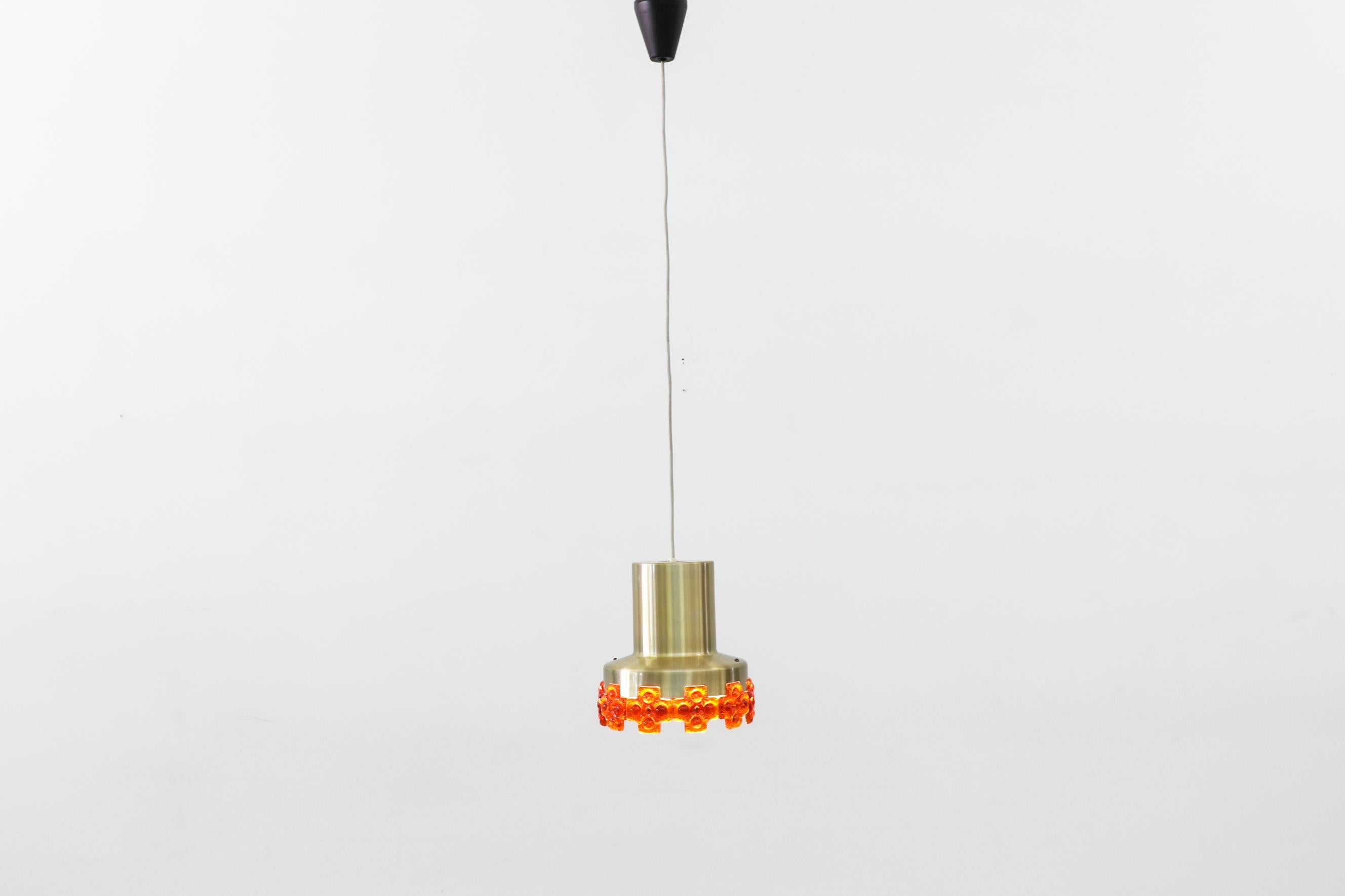 Eric Hoglund Inspired MOD Pendant with Orange Glass Detailing 6