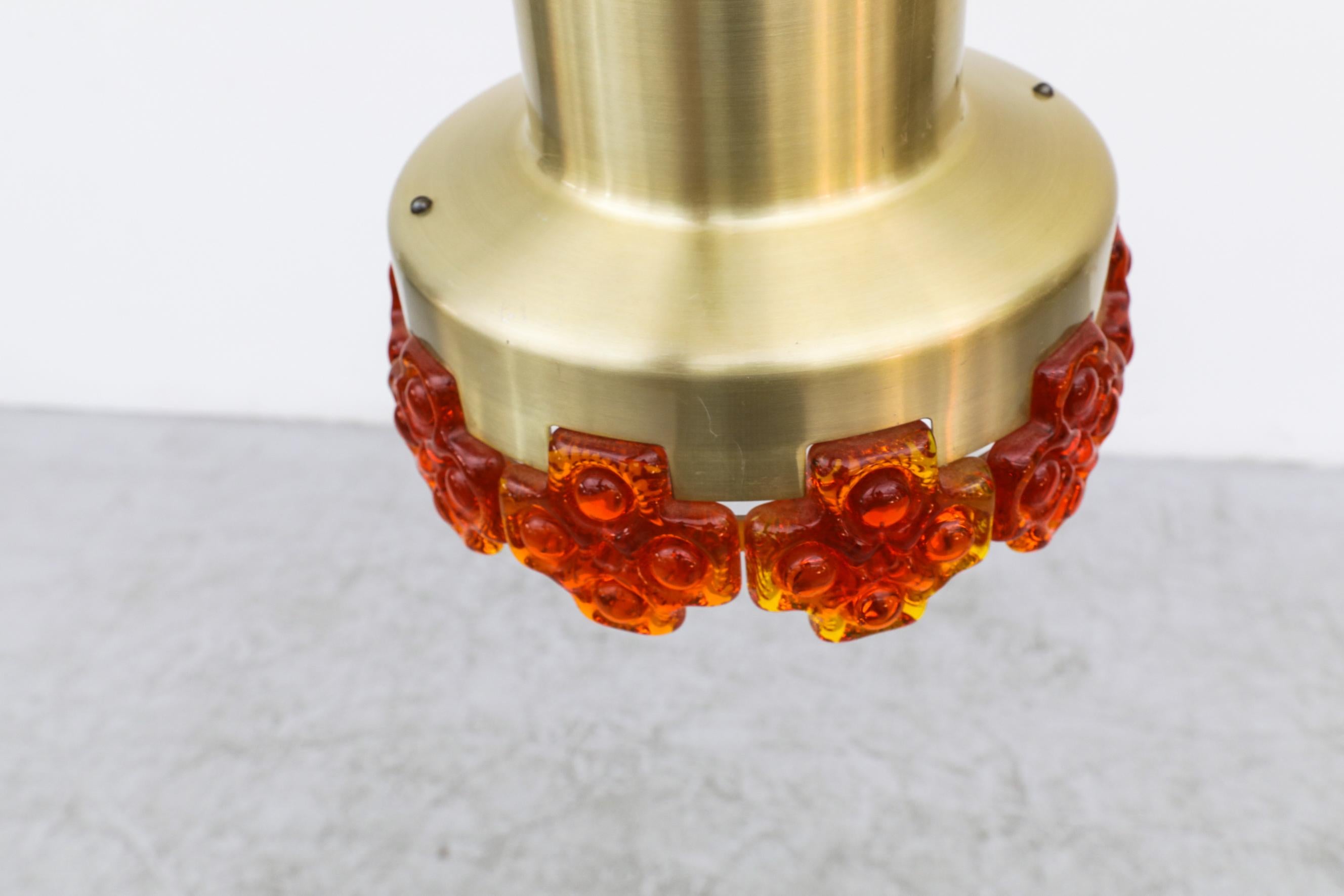 Eric Hoglund Inspired MOD Pendant with Orange Glass Detailing 12