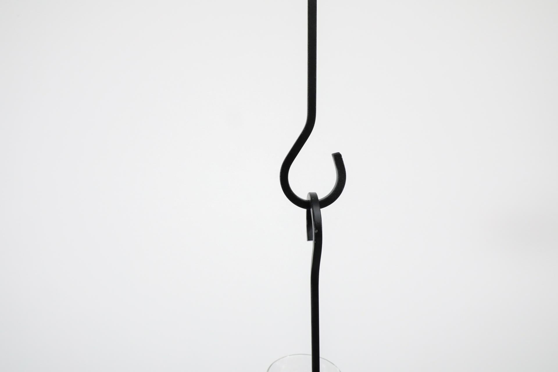 Eric Hoglund Inspired Wrought Iron Candelabra with Glass Pegged Cups For Sale 10