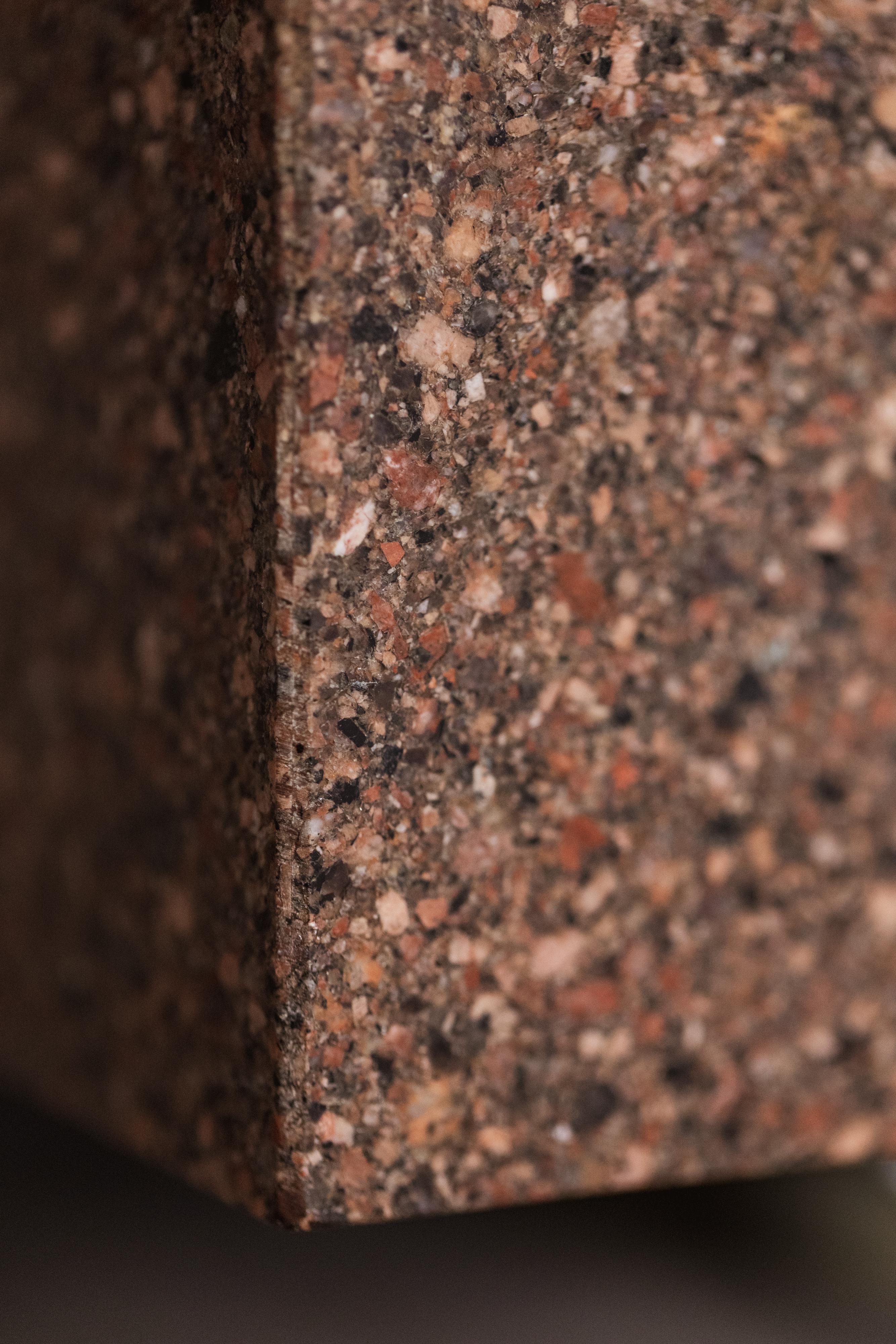 Table basse Eric Jacobson, marbre Terrazzo, 1990 en vente 5