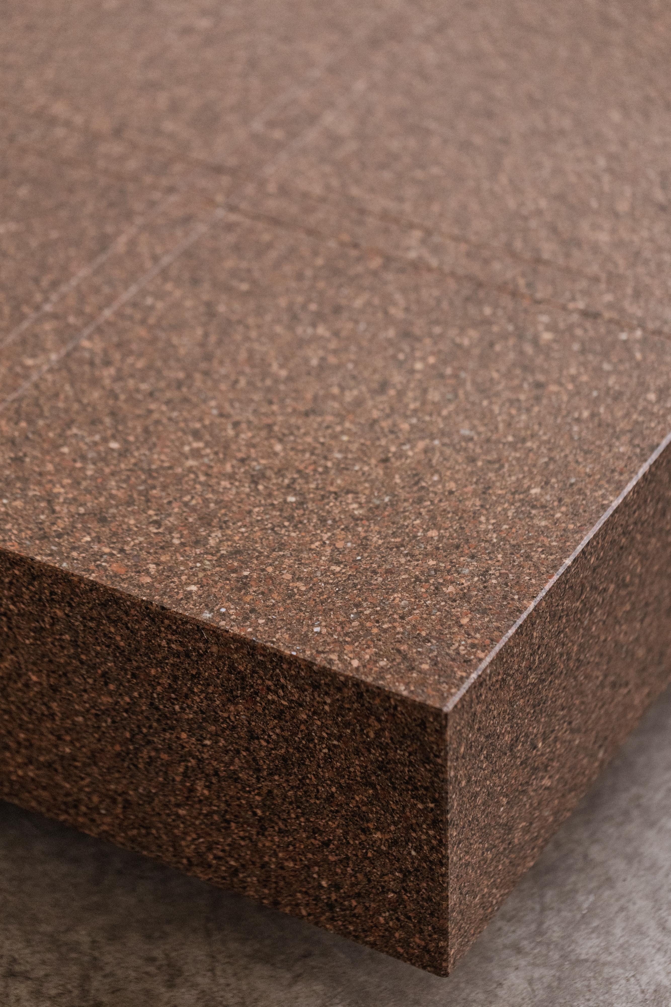 Table basse Eric Jacobson, marbre Terrazzo, 1990 en vente 3