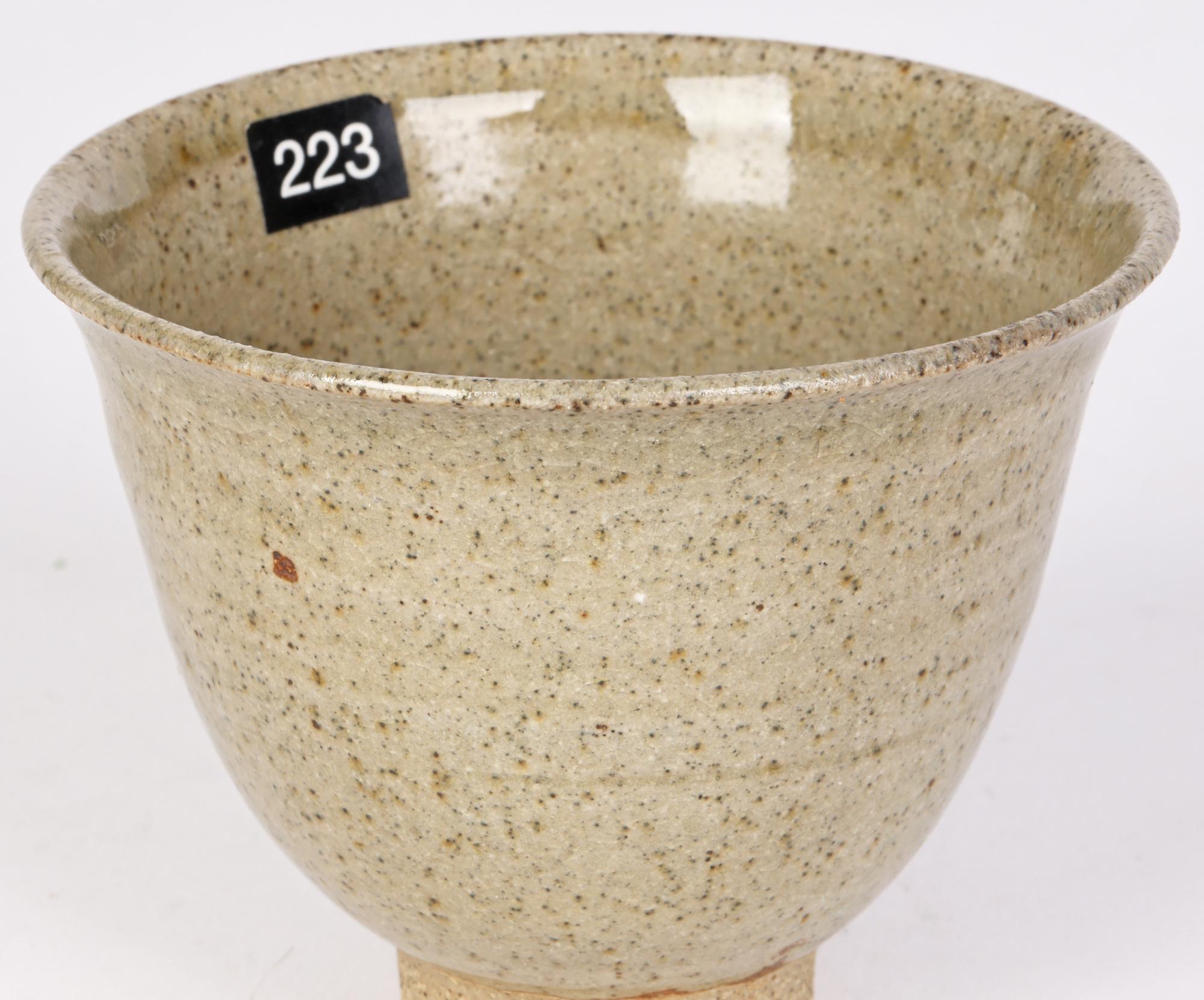 Stoneware Eric James Mellon Studio Pottery Experimental Glazed Cup, 2006  For Sale