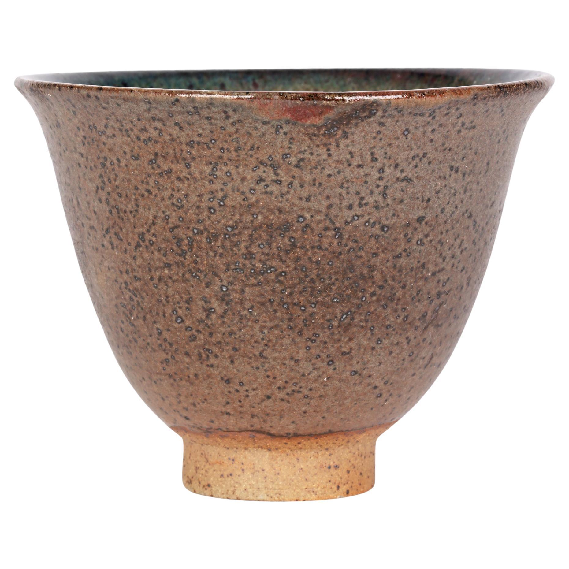 Eric James Mellon Studio Pottery Vaso esmaltado experimental 2006