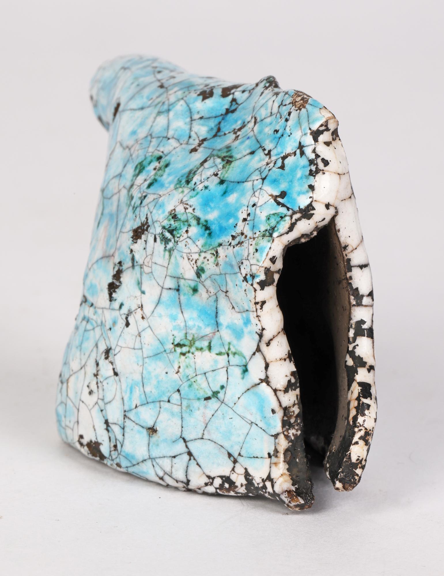 Tête de cheval émaillée Raku, Eric James Mellon Studio Pottery, 1982 en vente 9