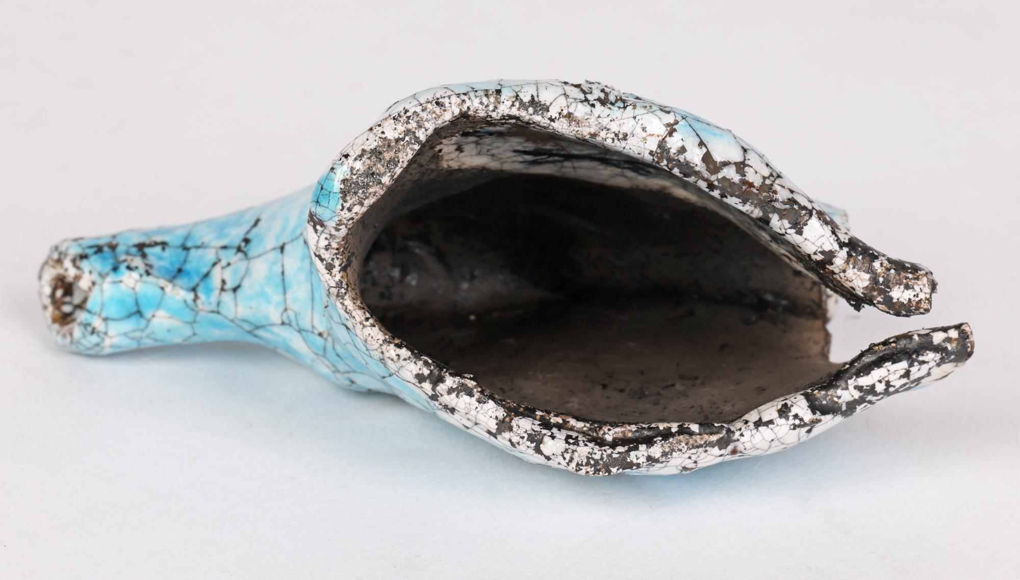 Tête de cheval émaillée Raku, Eric James Mellon Studio Pottery, 1982 en vente 10