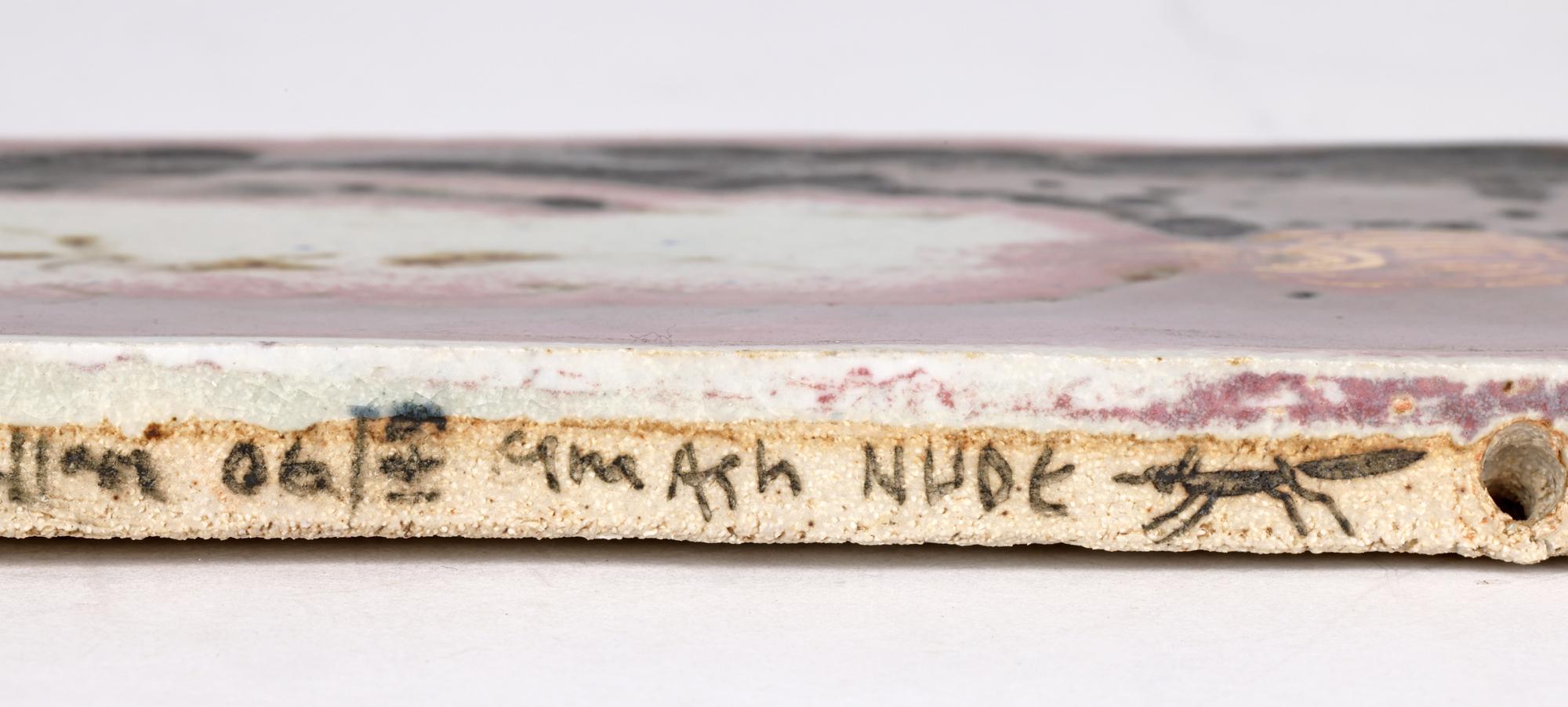 Eric James Mellon Studio Pottery Tile Titled Nude (Nue) en vente 5