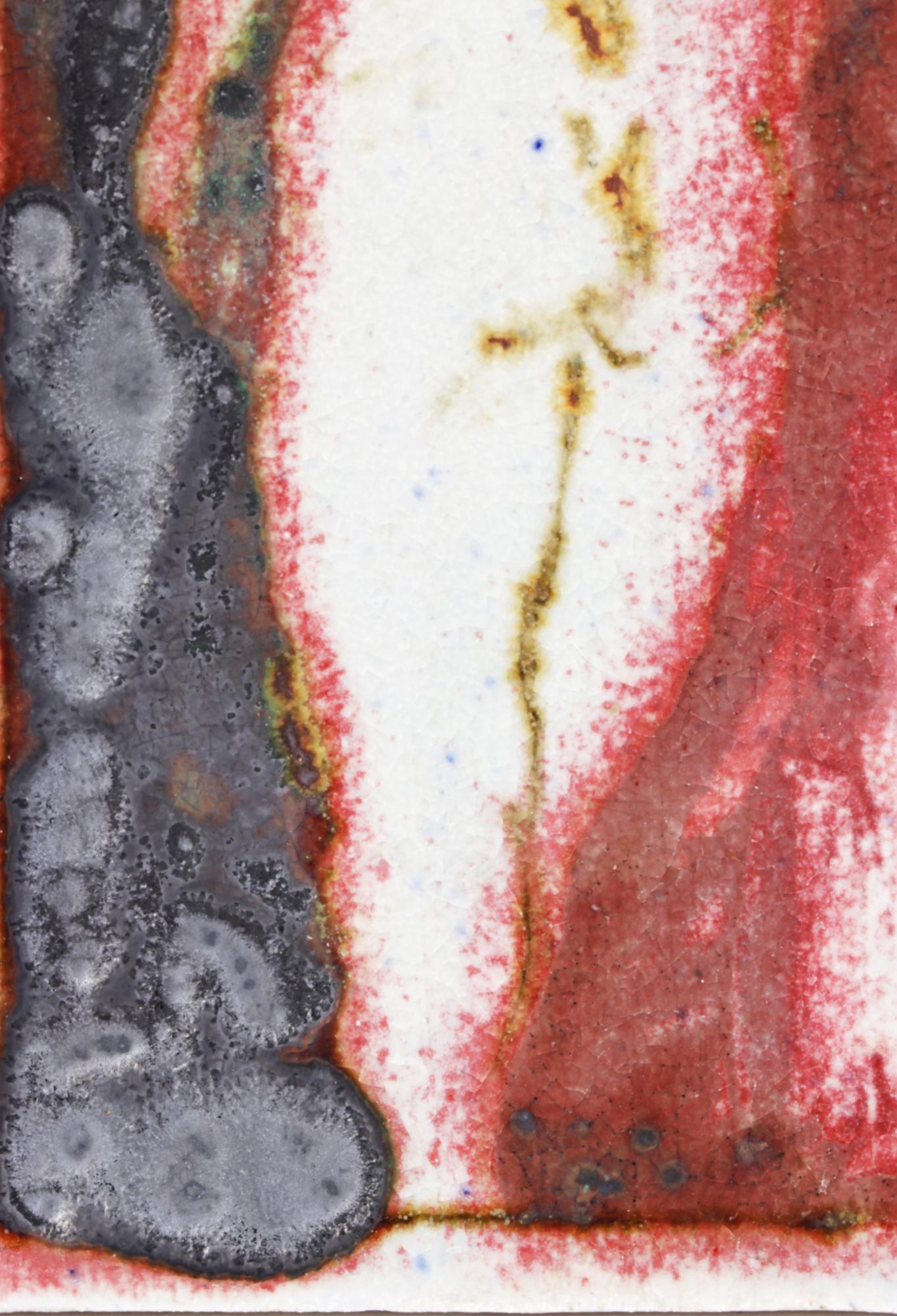 Anglais Eric James Mellon Studio Pottery Tile Titled Nude (Nue) en vente