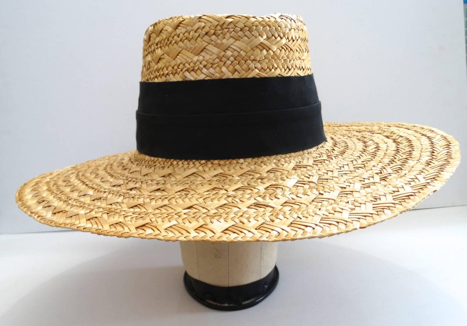 1920s boater hat
