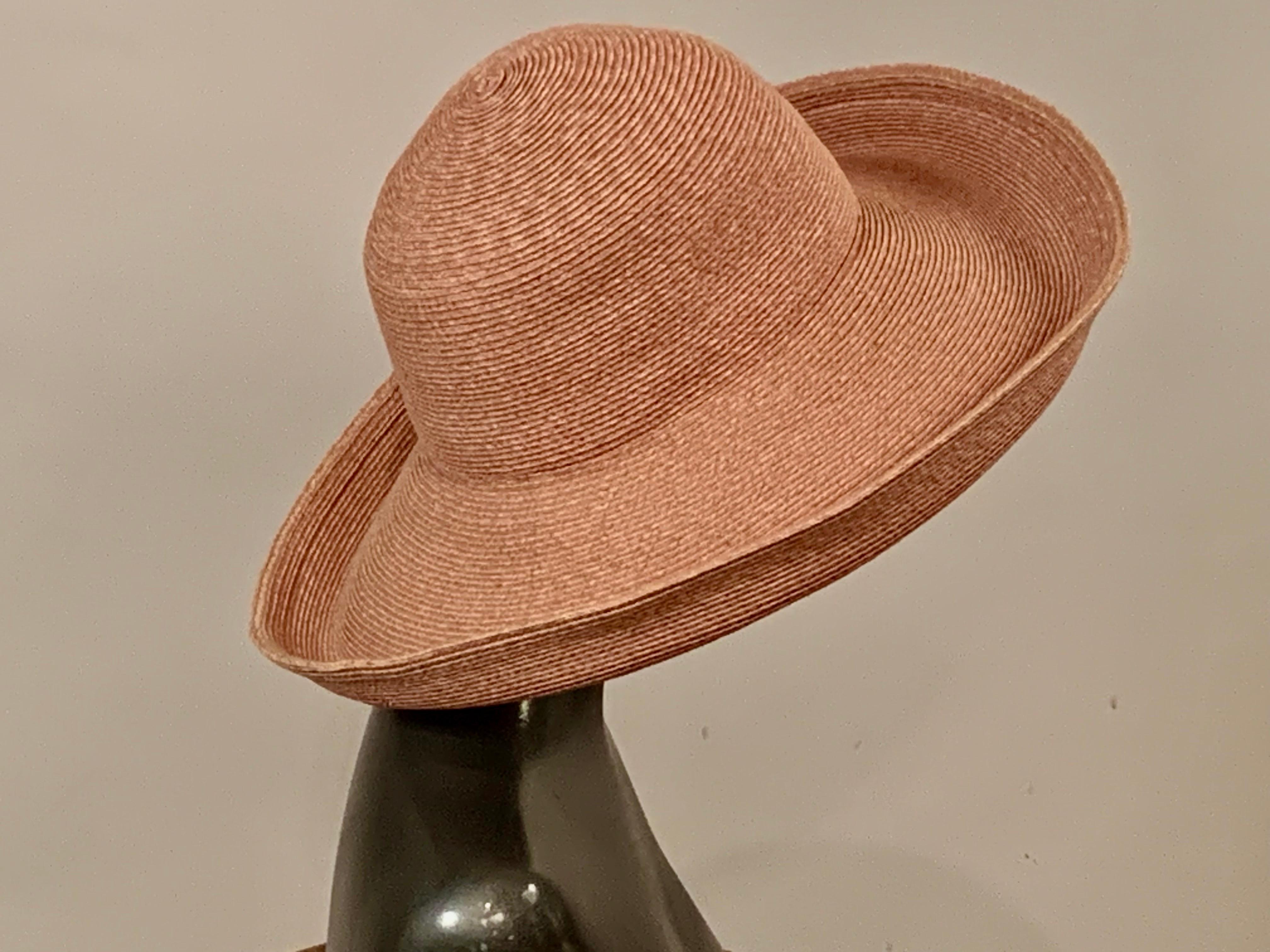 Cappello di paglia naturale a tesa larga Eric Javits In condizioni ottime in vendita a New Hope, PA