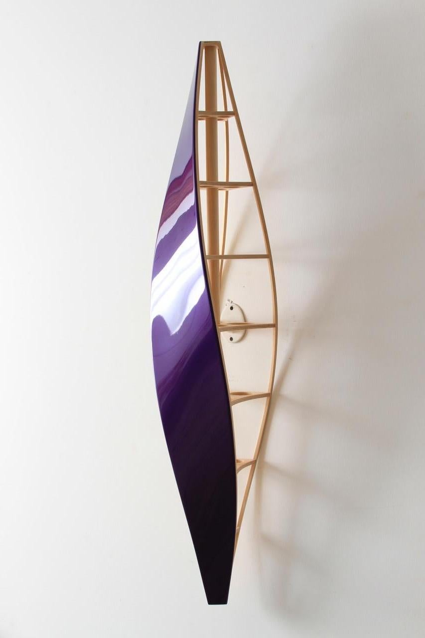 Eric Johnson Abstract Sculpture - Aria (Violet)