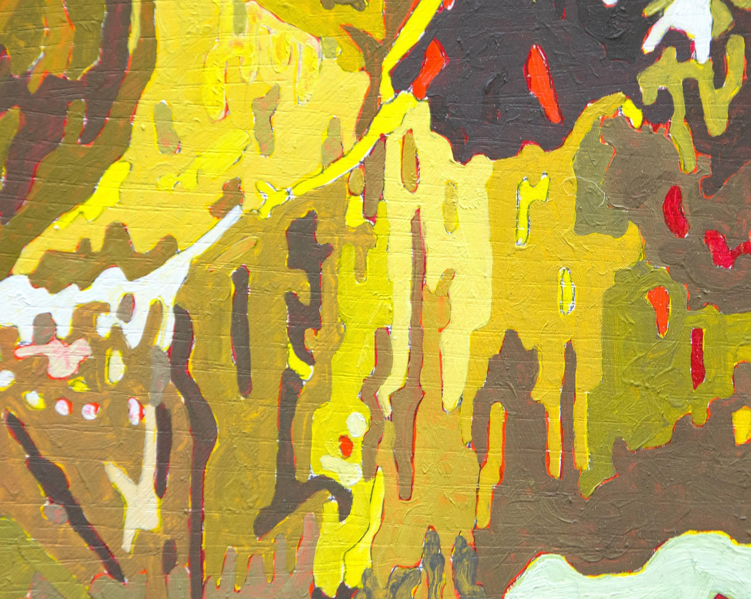 Sin título - Landscape Painting Azul de Eric Jon Holswade