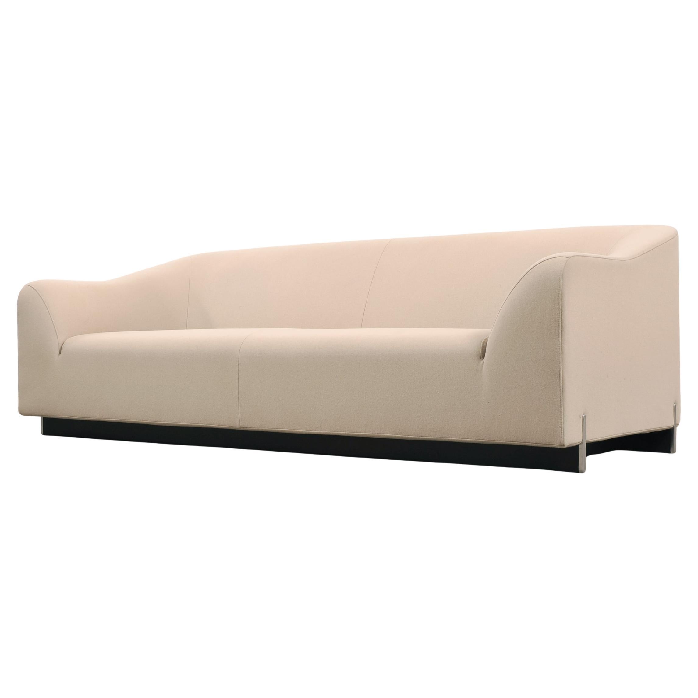 Eric Jourdan für Ligne Roset Snowdonia Creme Modernist Sofa im Angebot