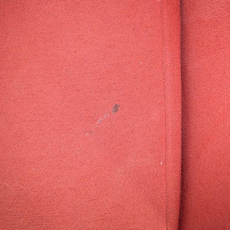 Eric Jourdan for Ligne Roset Snowdonia Upholstered Armchairs, a Pair in Red 3