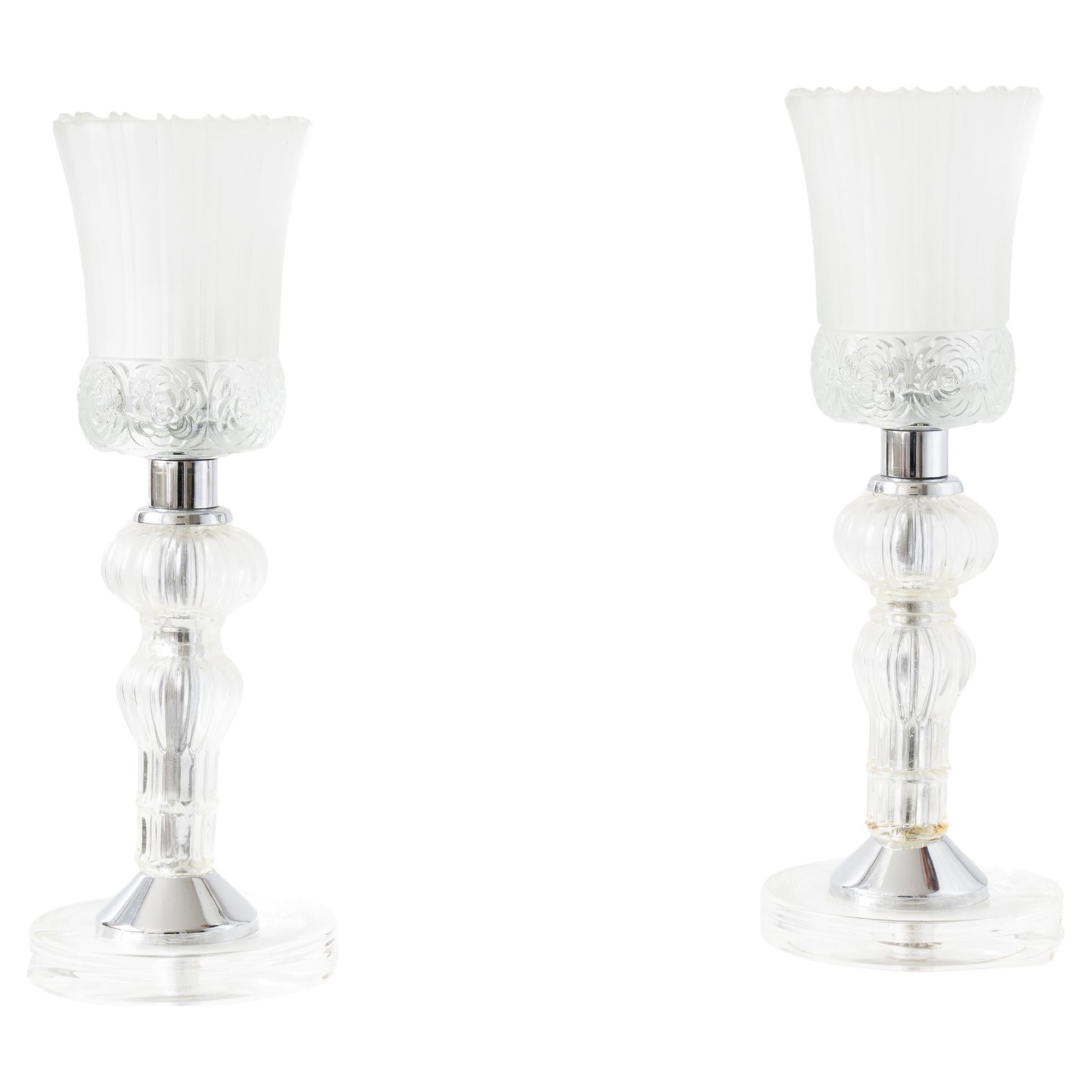 Sandblasted Table Lamps