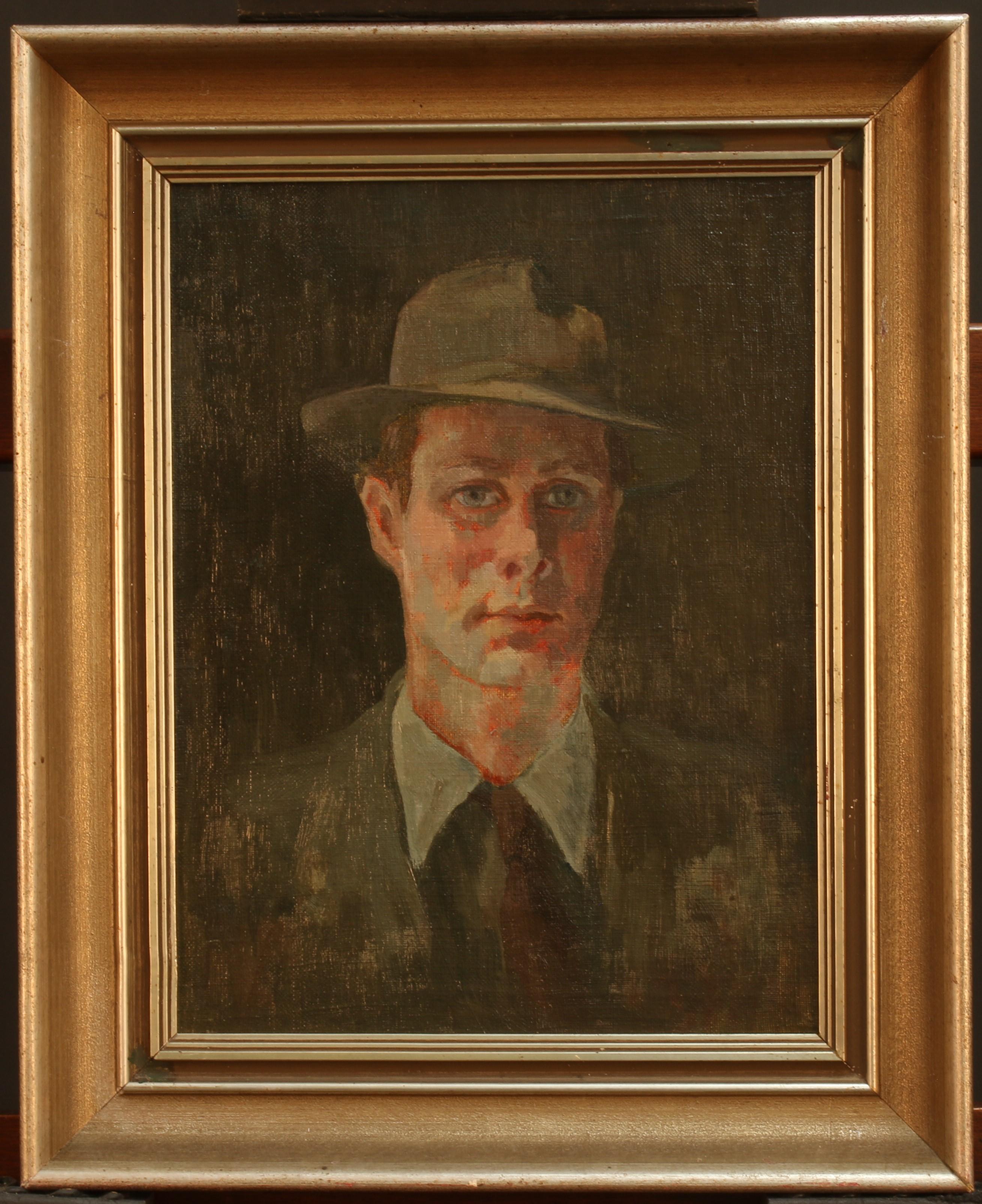 Eric Kennington Portrait Painting - Portrait of John Gielgud