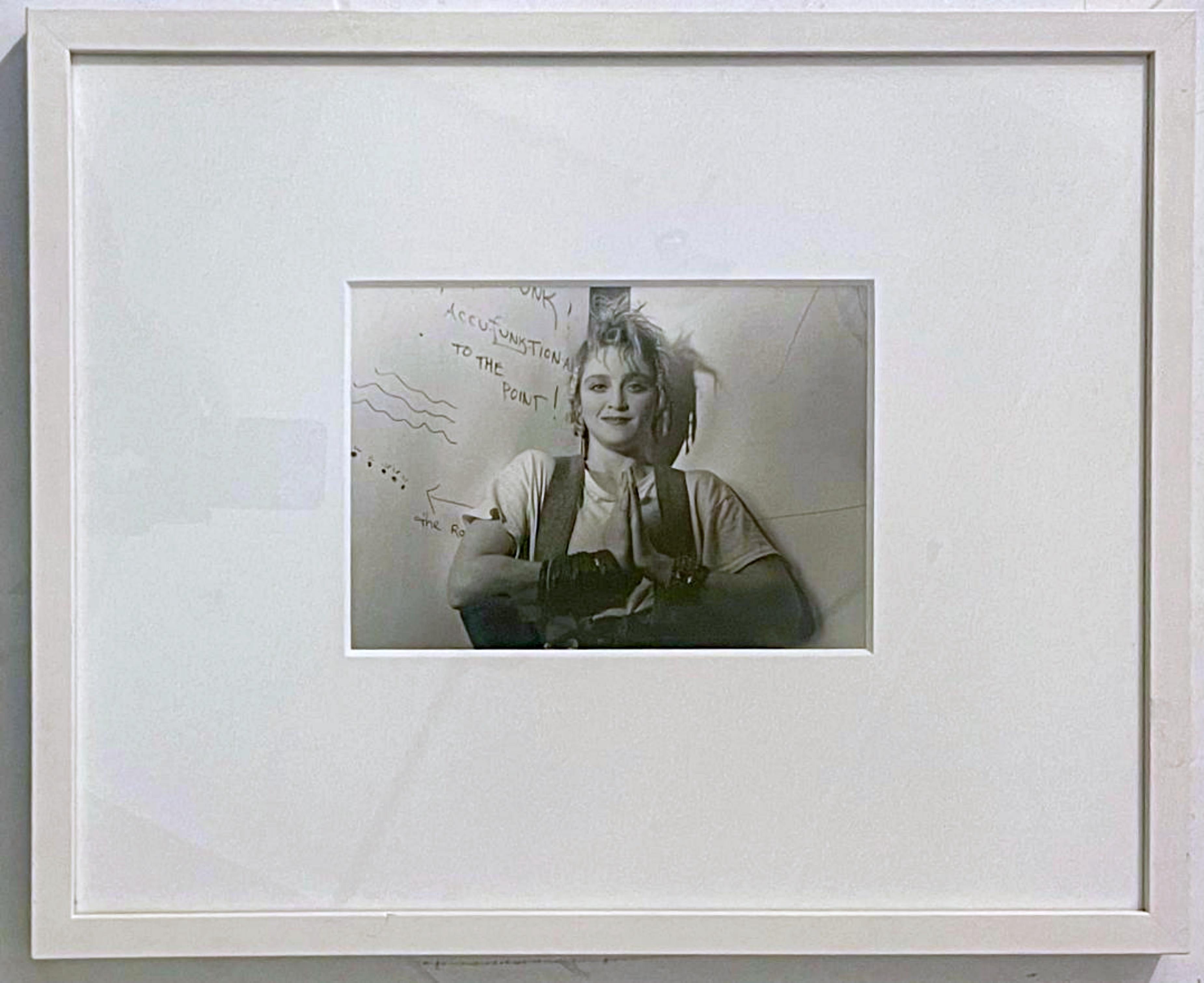 Madonna at Danceteria NYC 1983 Memorial for Michael Stewart photograph, Signed For Sale 5