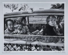 Eric Kroll Photograph of Andy Warhol, Keith Haring, Kenny Scharf and Family