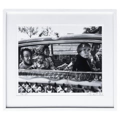 Eric Kroll Photograph of Andy Warhol, Keith Haring, Kenny Scharf and Family