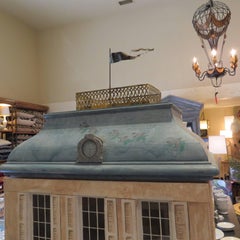 Eric Lansdown Hand-Painted Doll House on Stand