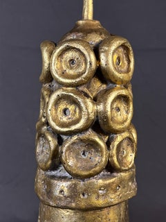 Eric Ledoux Candelabro de bronce macizo "Sol y Luna" para 2 velas