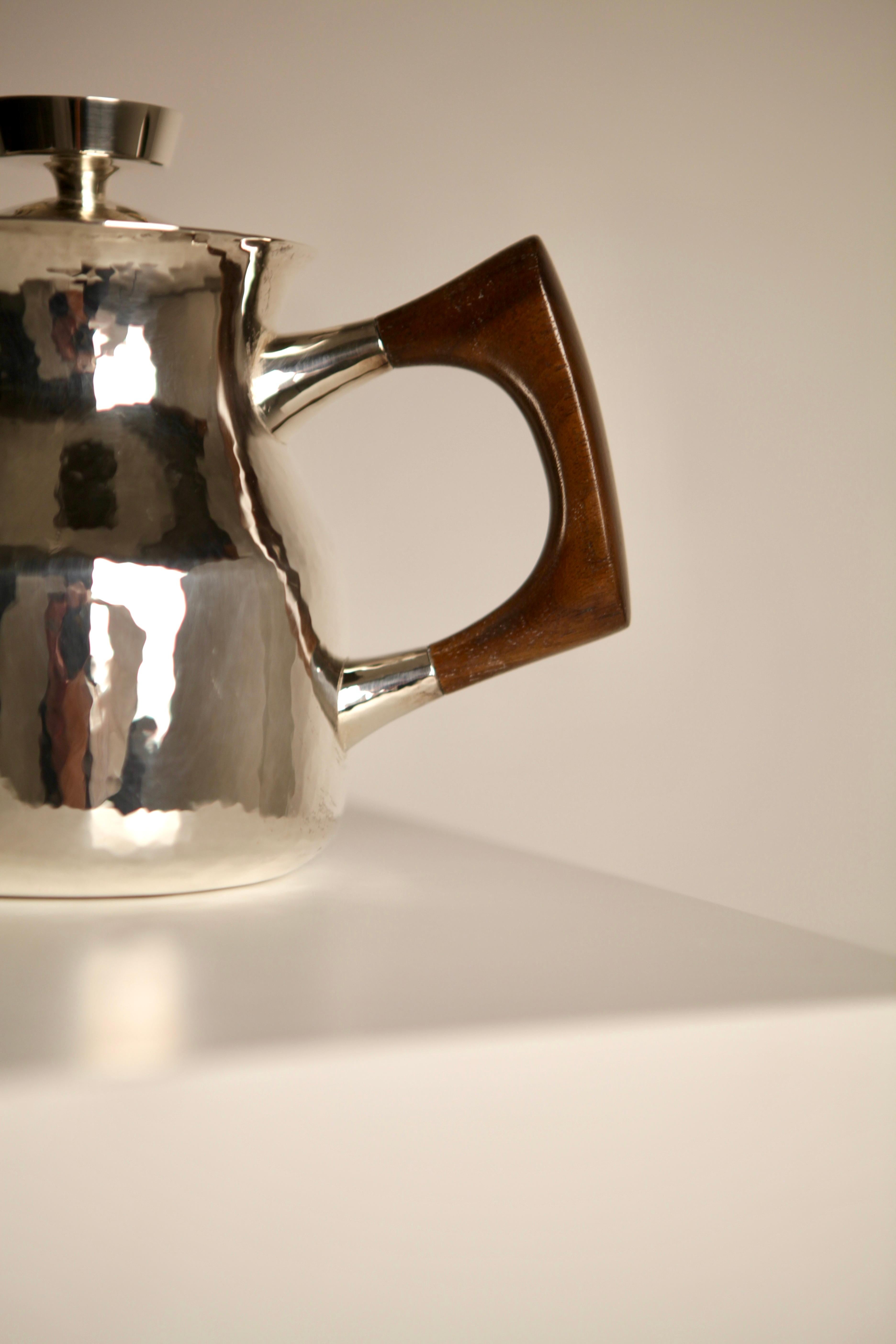 Eric Löfman, Sterling Silver Coffee Service, MGAB, Sweden, 1977 1