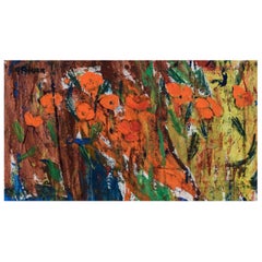 Eric Lundberg, Modernist Landscape. Oil on Canvas