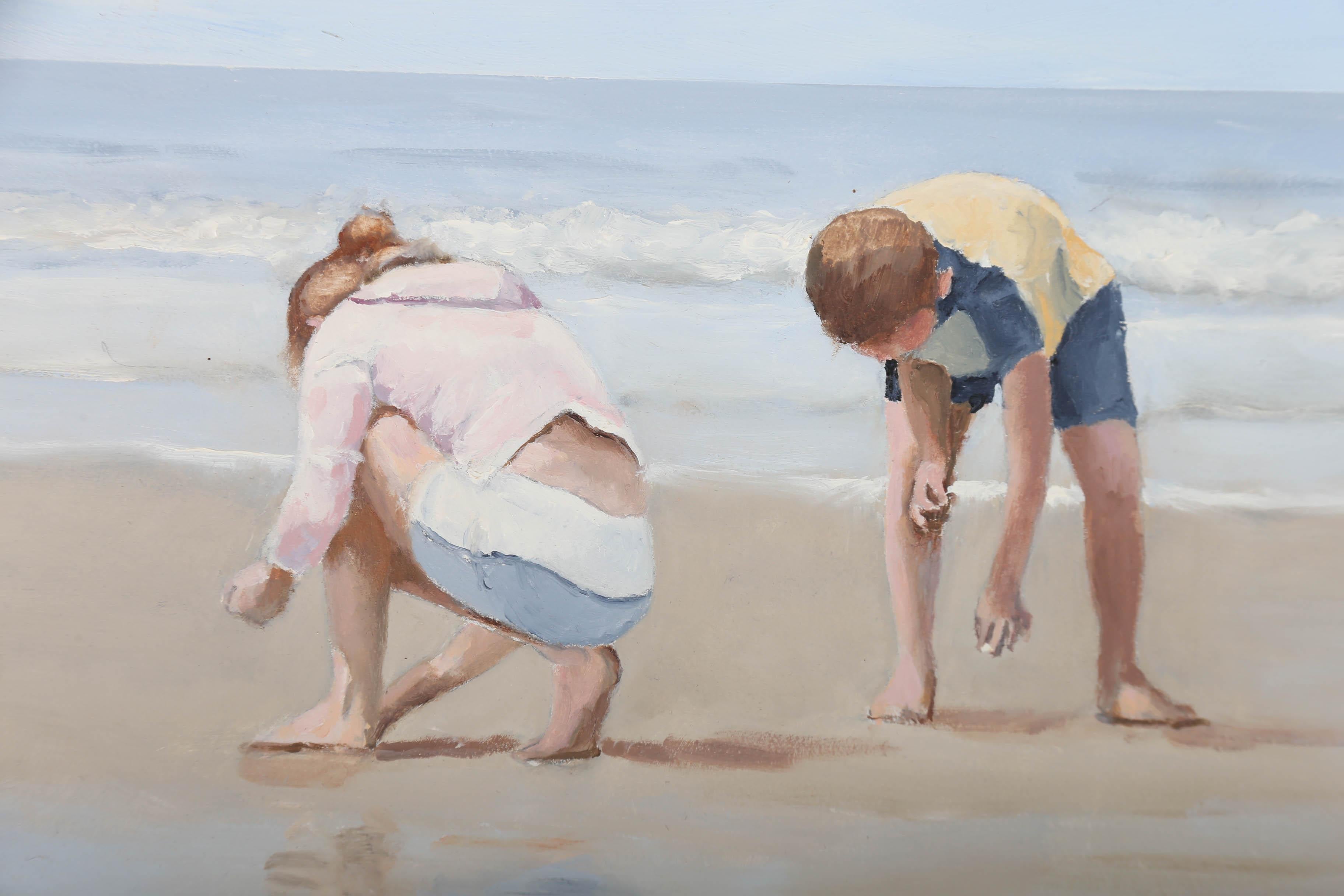 Eric Masefield - Contemporary Oil, Beachcombers For Sale 4