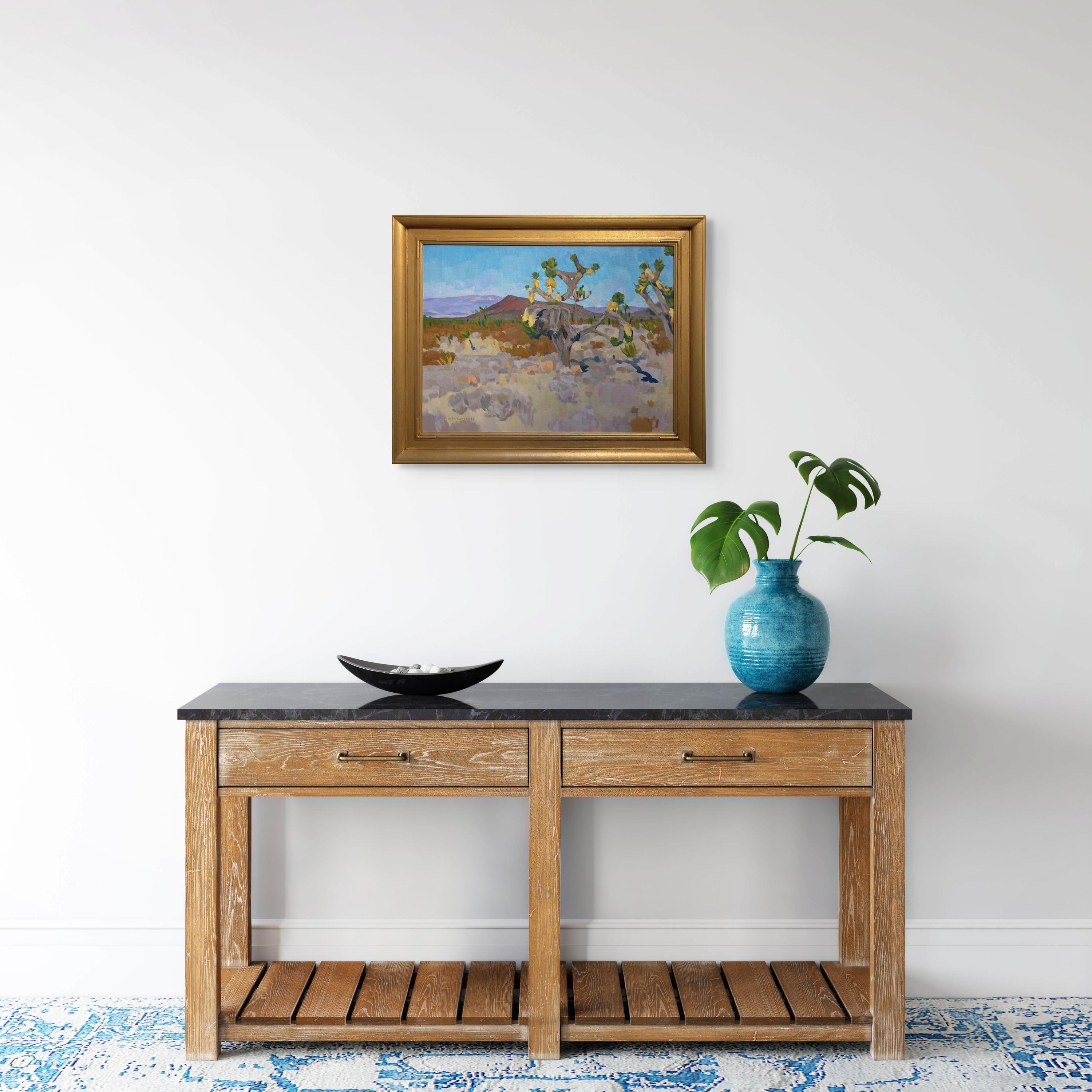 Der in Los Angeles lebende Eric Merrell (geb. in Gilroy, Kalifornien) malt eine Vielzahl von Themen, darunter Wüsten, Skateparks, Nachtstücke, Stillleben und Porträts. Sein unverwechselbarer Einsatz von kräftigen Farben und Design schafft ein