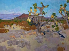 "Vista Point" Paysage original du sud-ouest, peinture à l'huile impressionniste