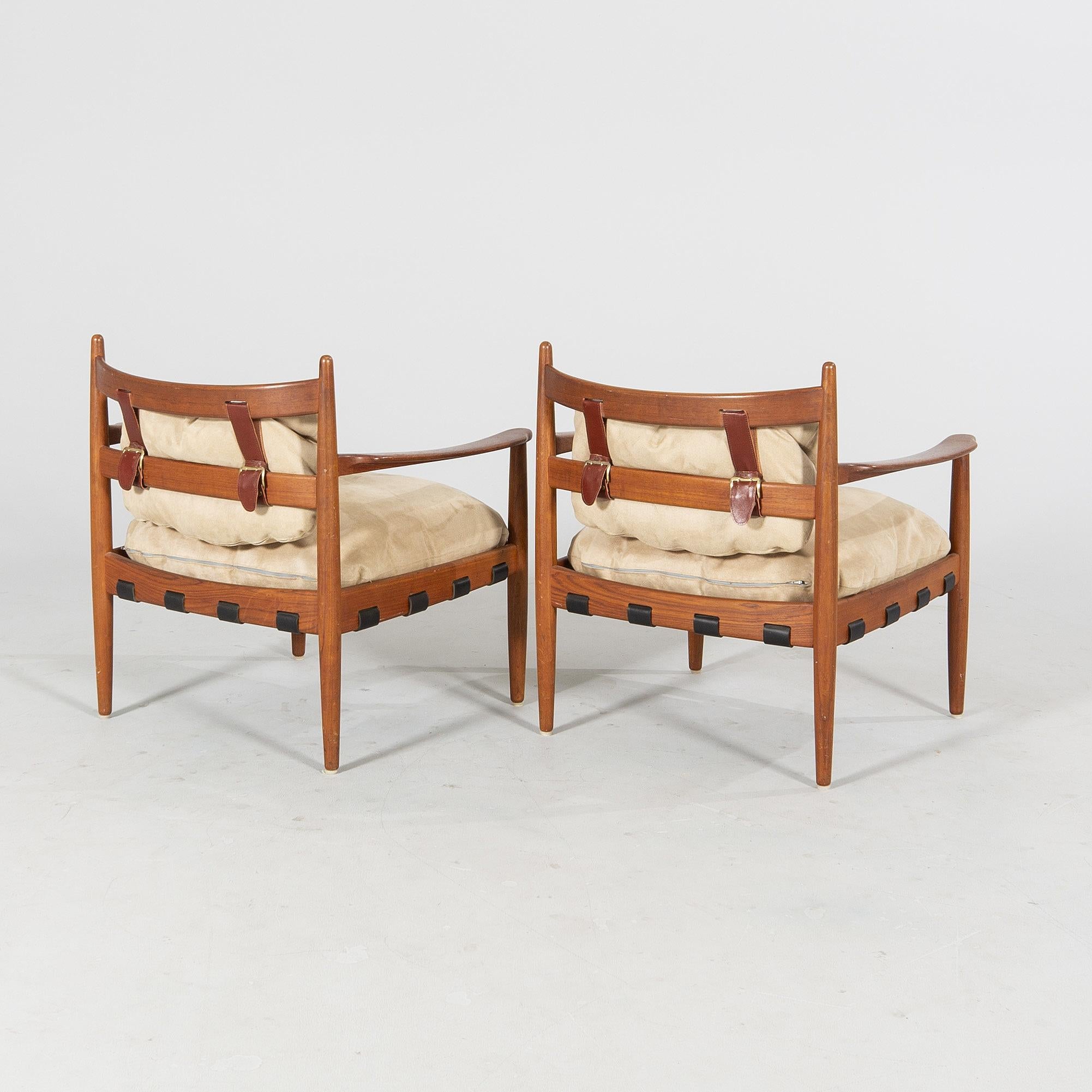 Mid-century armchairs designed by Eric Merthen, Model  