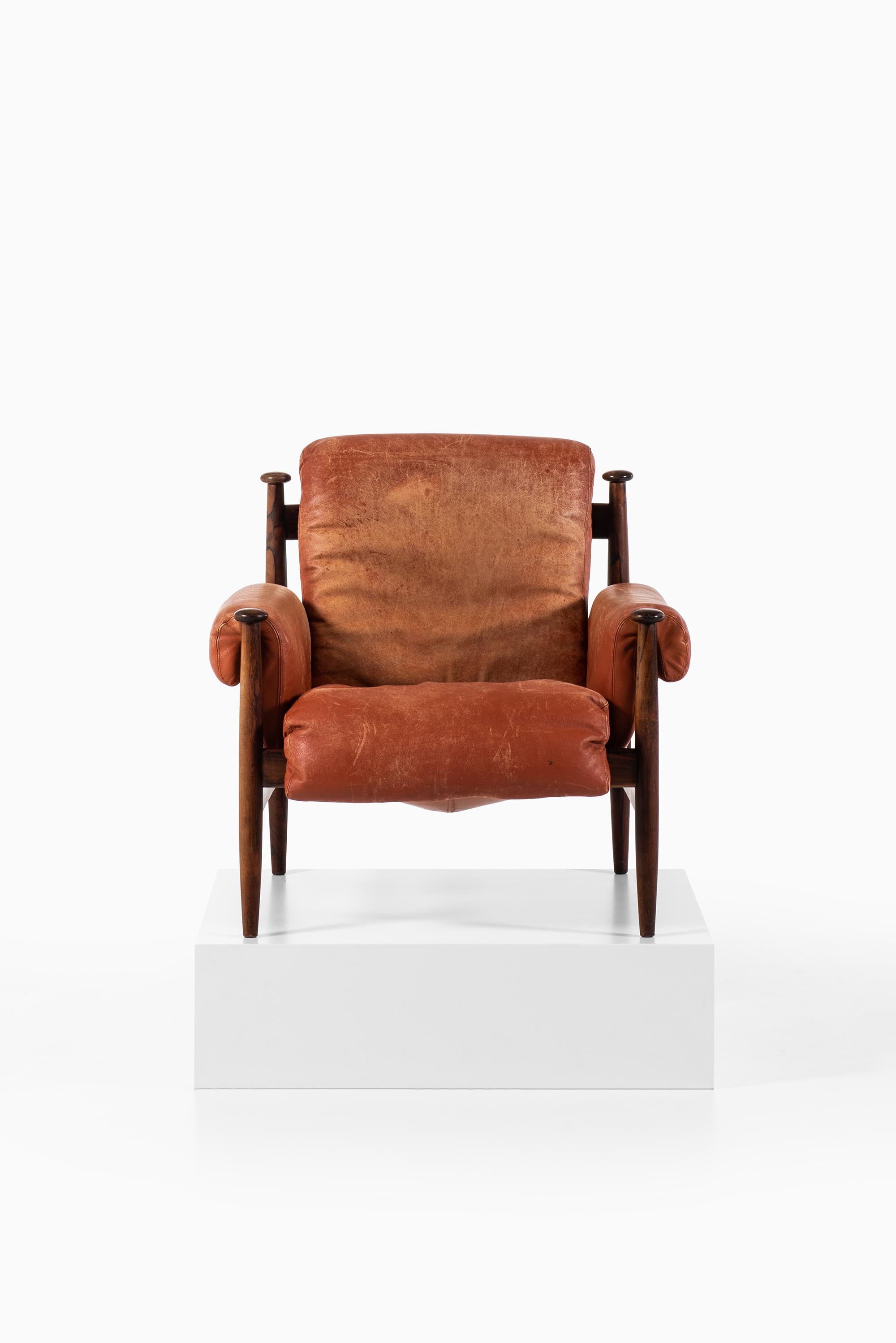 Seltener Sessel Modell Amiral, entworfen von Eric Merthen. Produziert von Ire möbler in Skillingaryd, Schweden.