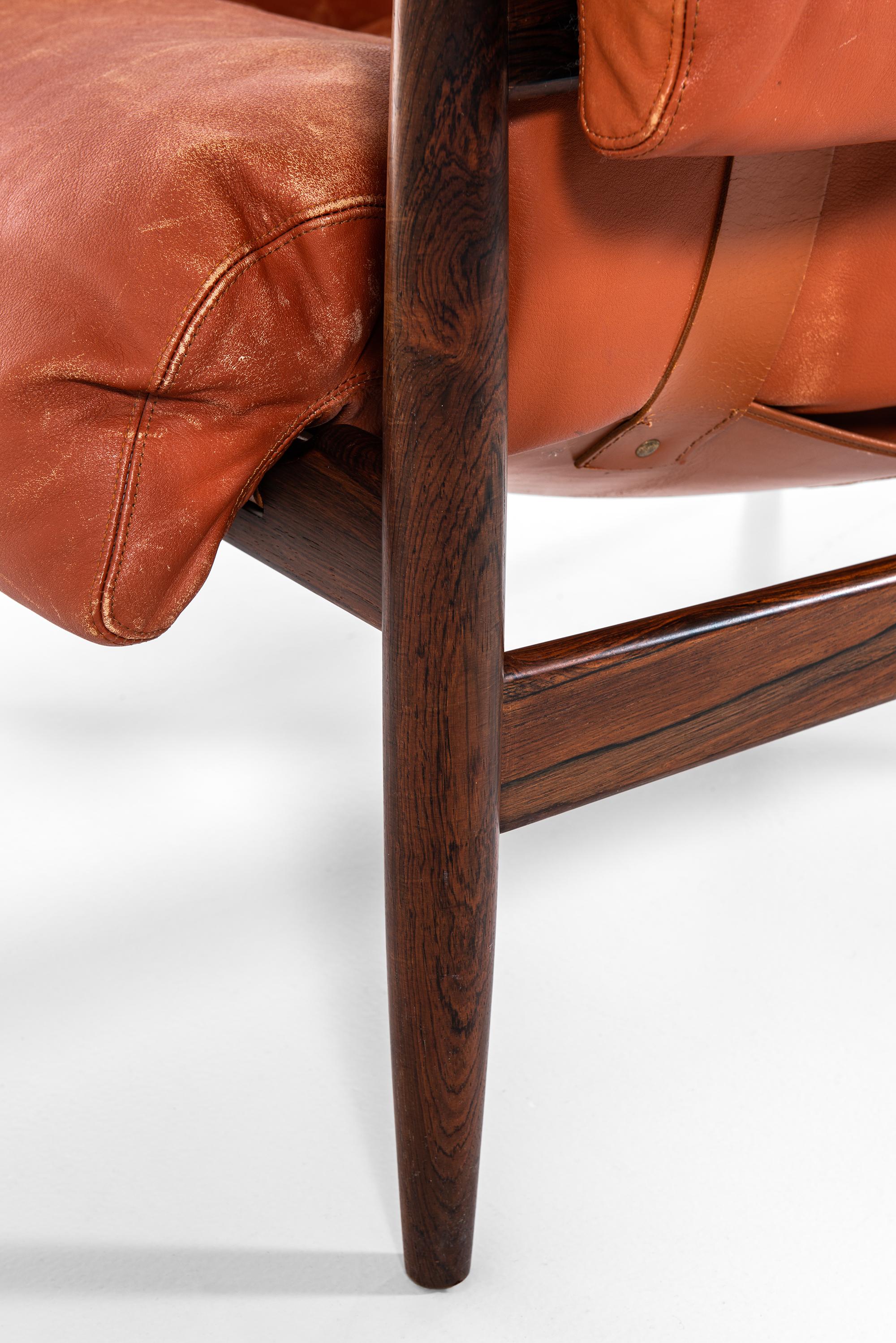 Eric Merthen Amiral Easy Chair Produced by Ire Möbler in Sweden at