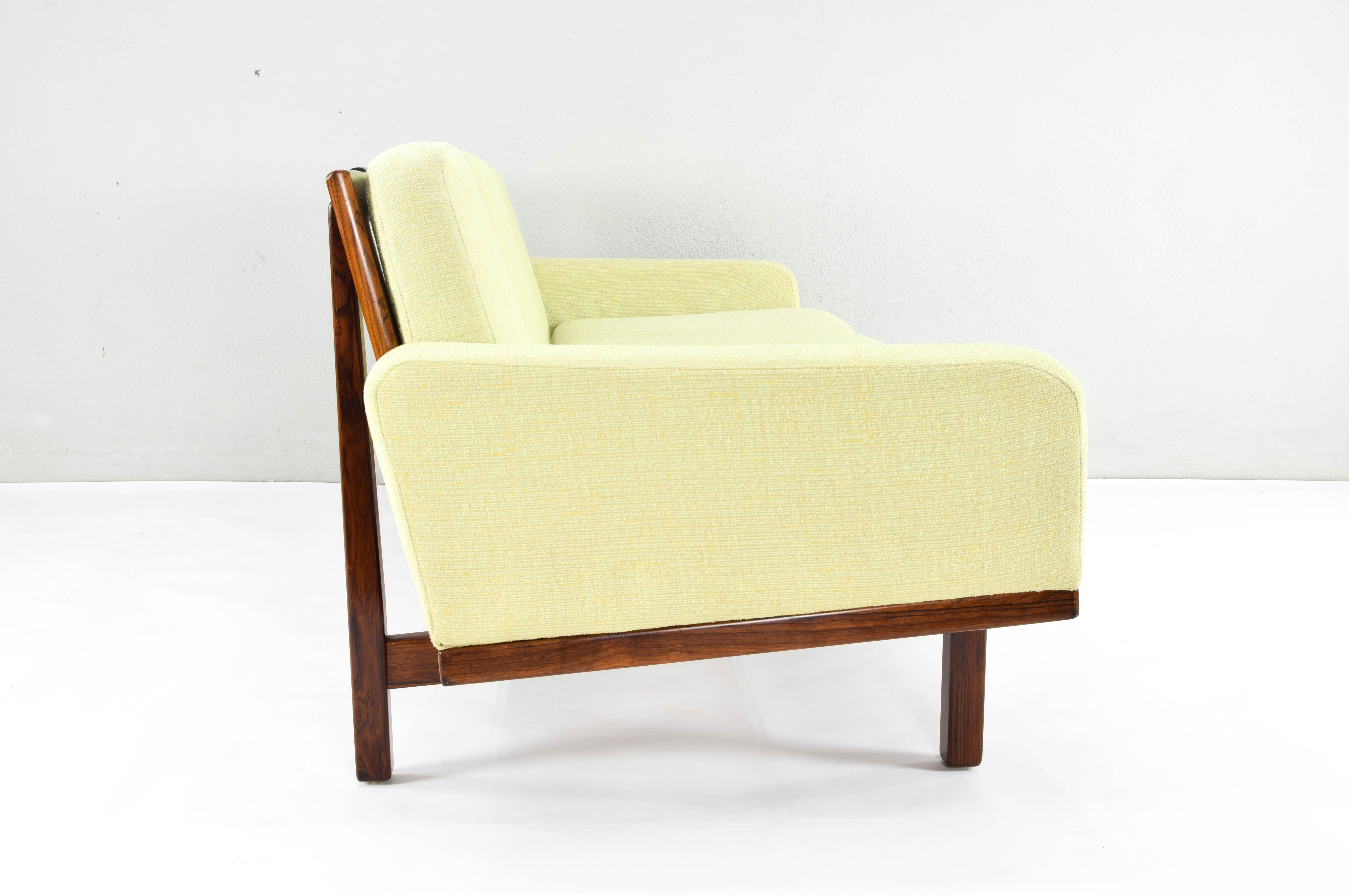 Eric Merthen Scandinavian Modern Tornado Sofa 3-Seater for IRE Möbler Sweden 60s 3