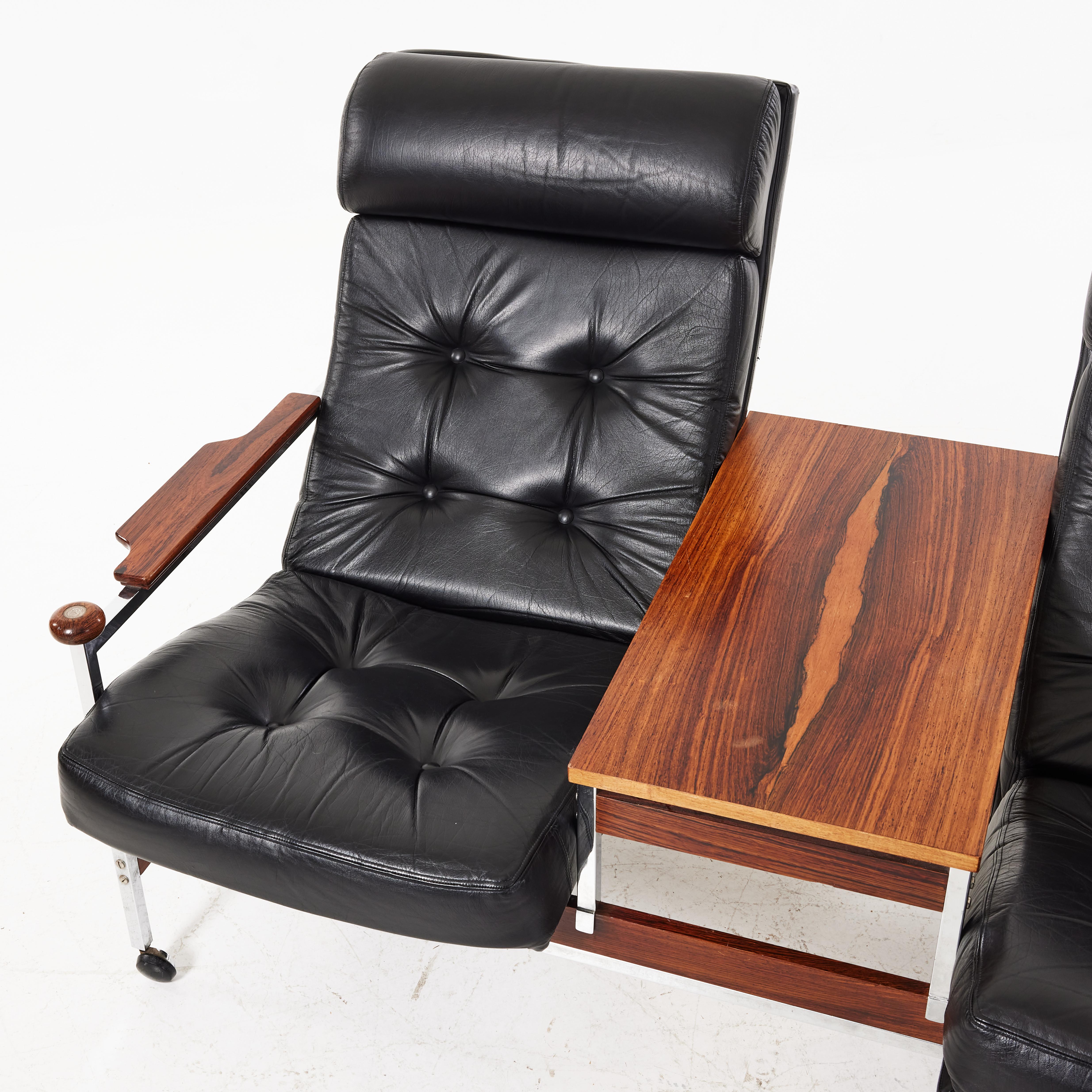 ERIC MERTHEN Canapé Kronfotöljen AB Fauteuil Dahléns Industrie Danemark 1960 Bon état - En vente à Paris, FR