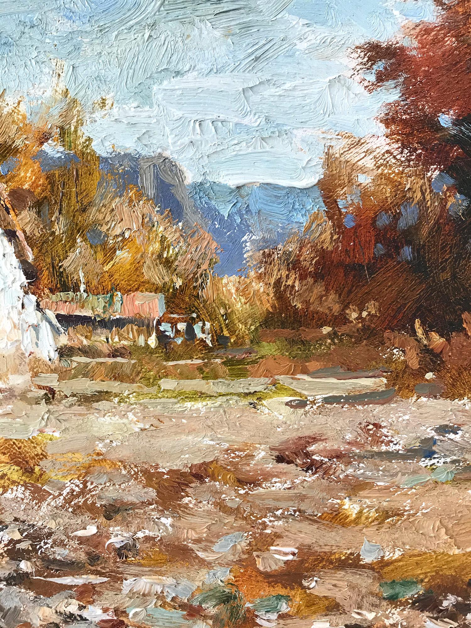 Eric Michaels is known for his impressionistic scenes from all over the world. His extensive travel allows for his inspiration to flow free and to render locations of the Mid-west, across the US and Europe. Mostly known for his pastoral strong use
