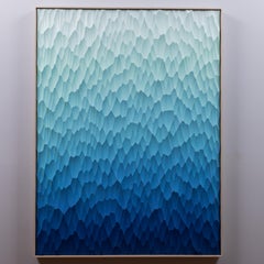 Eric Moore - Lagon bleu, peinture 2023