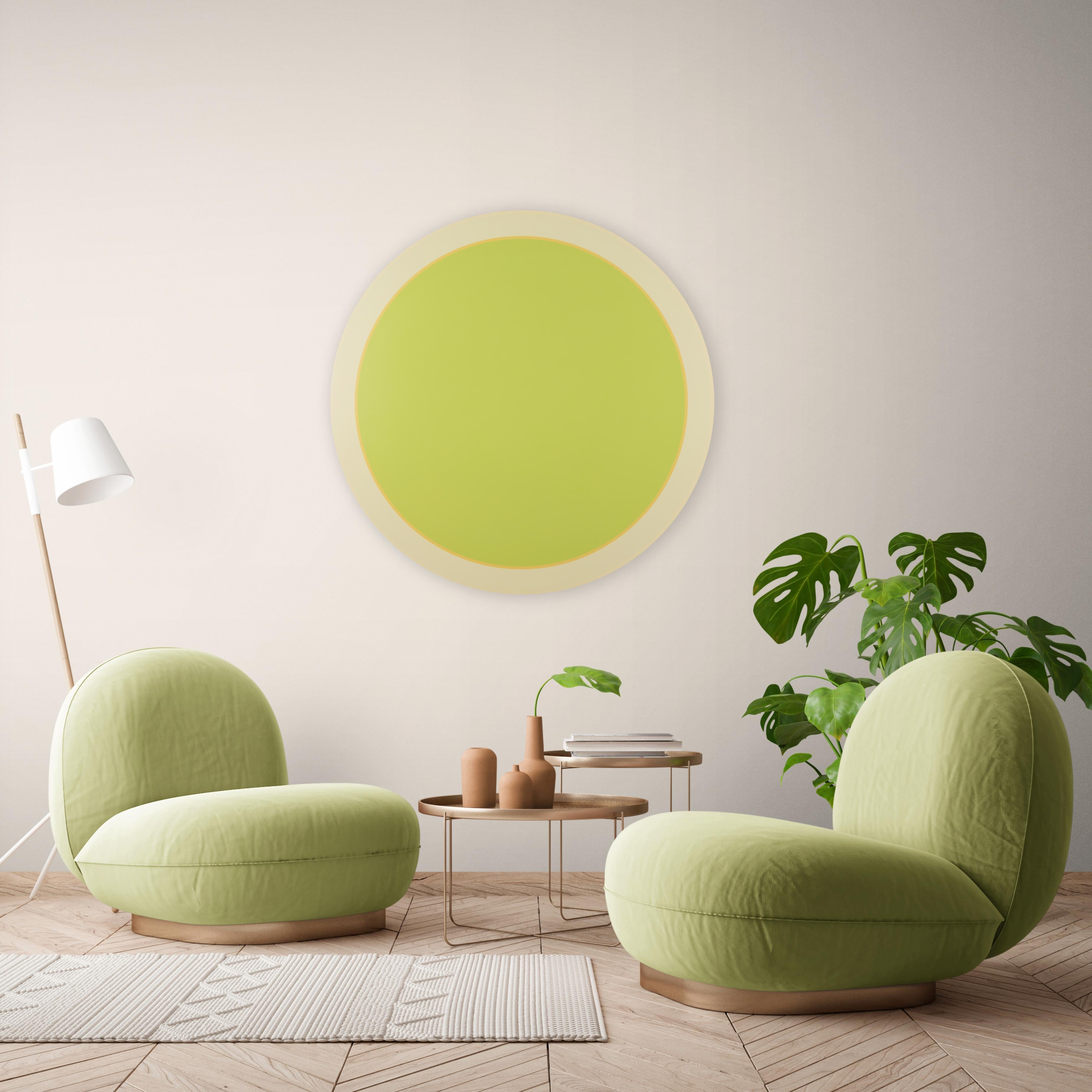 Eric Moore – Chic Lime, Gemälde 2023 im Angebot 2