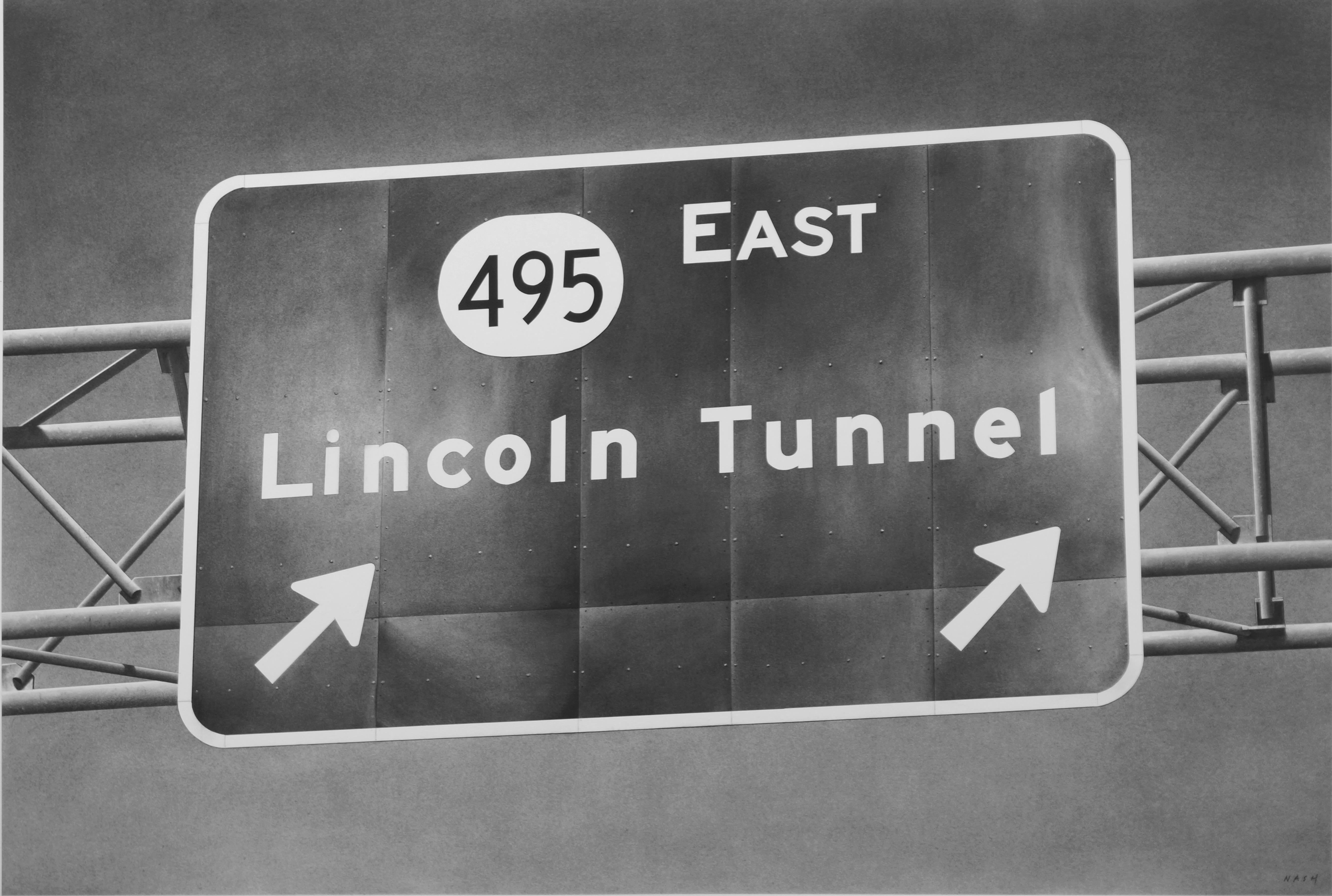 Landscape Painting di Eric Nash - Tunnel Lincoln