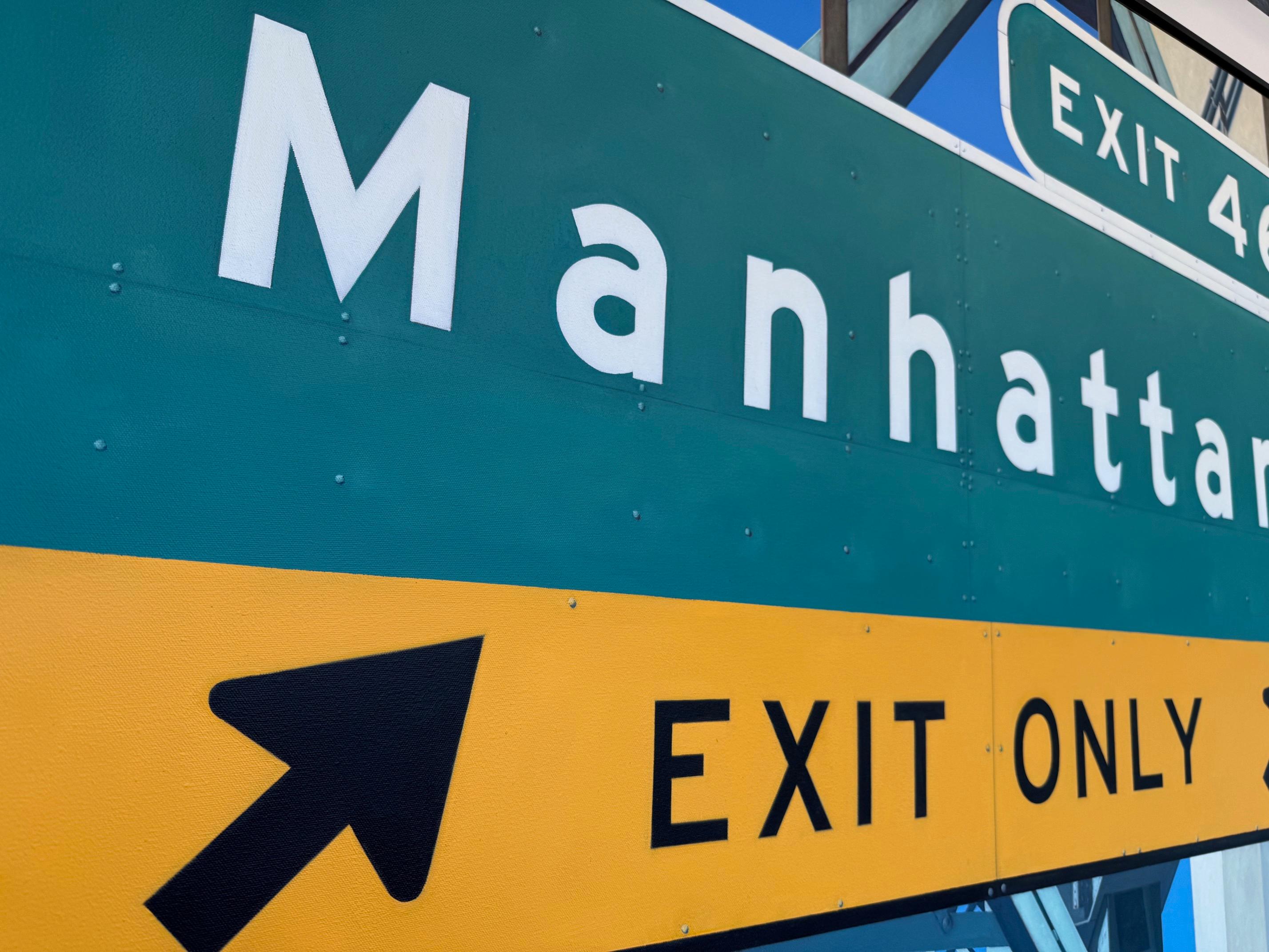 Manhattan Exit Only - Painting by Eric Nash