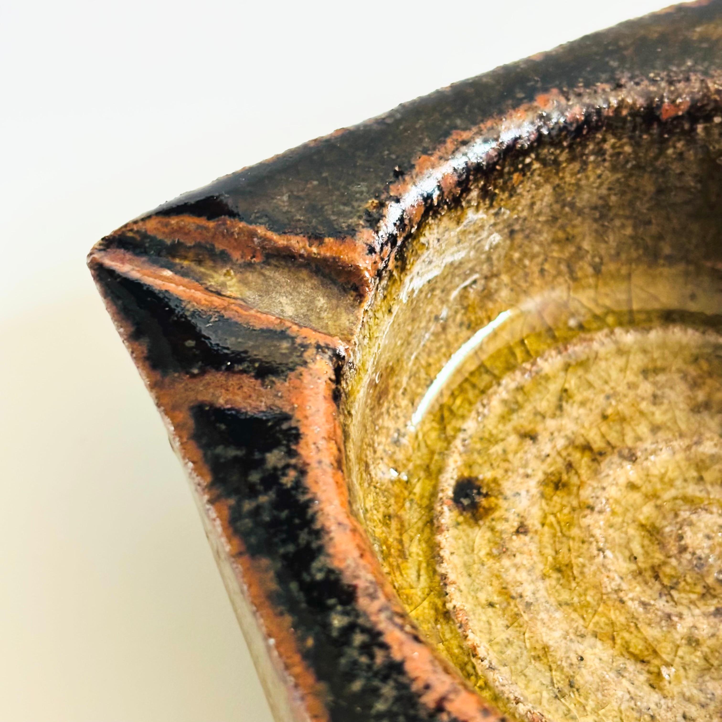 20ième siècle Cendrier Eric Norstad Studio Pottery en vente