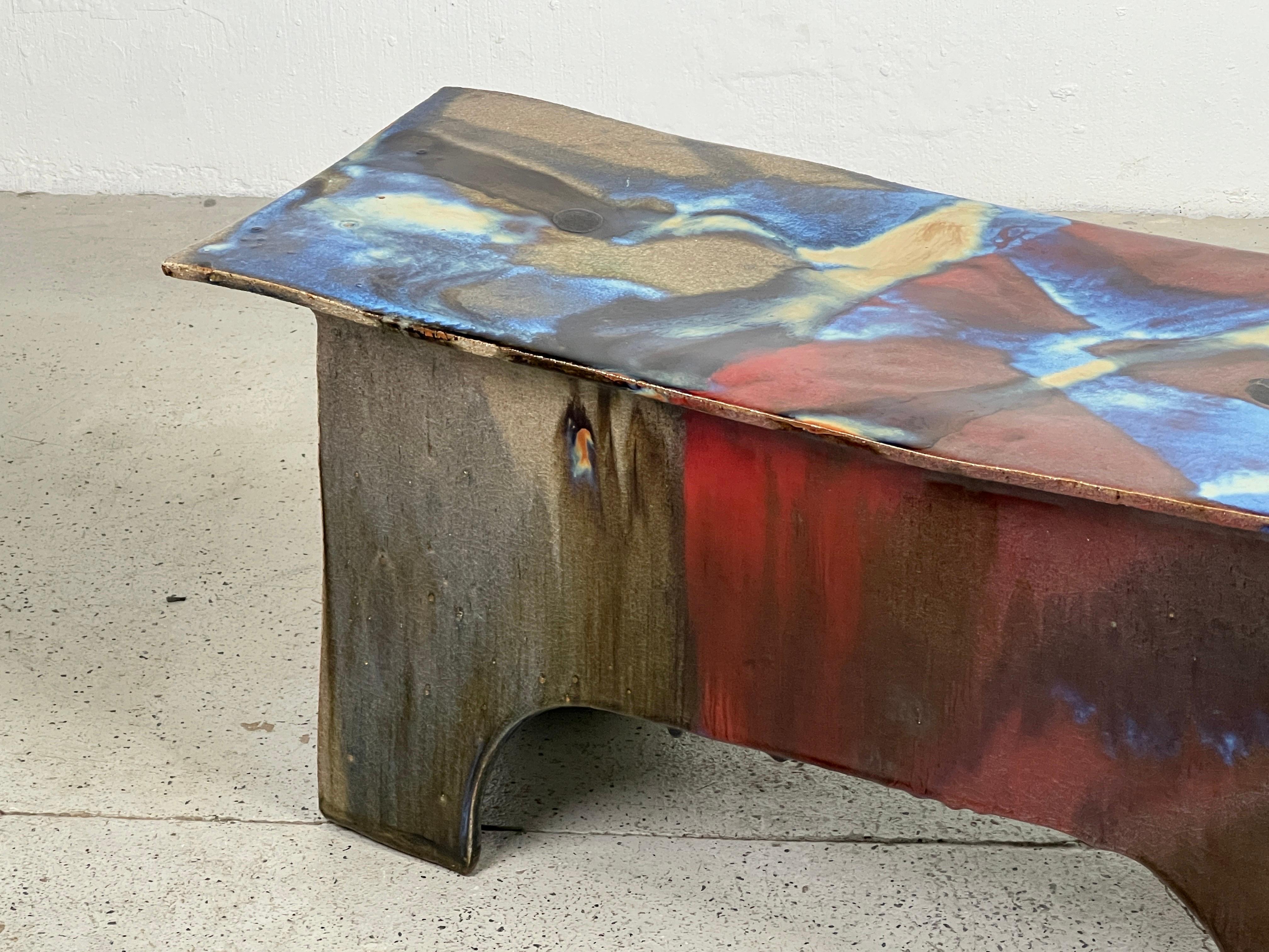 Eric O'Leary Ceramic Bench For Sale 3