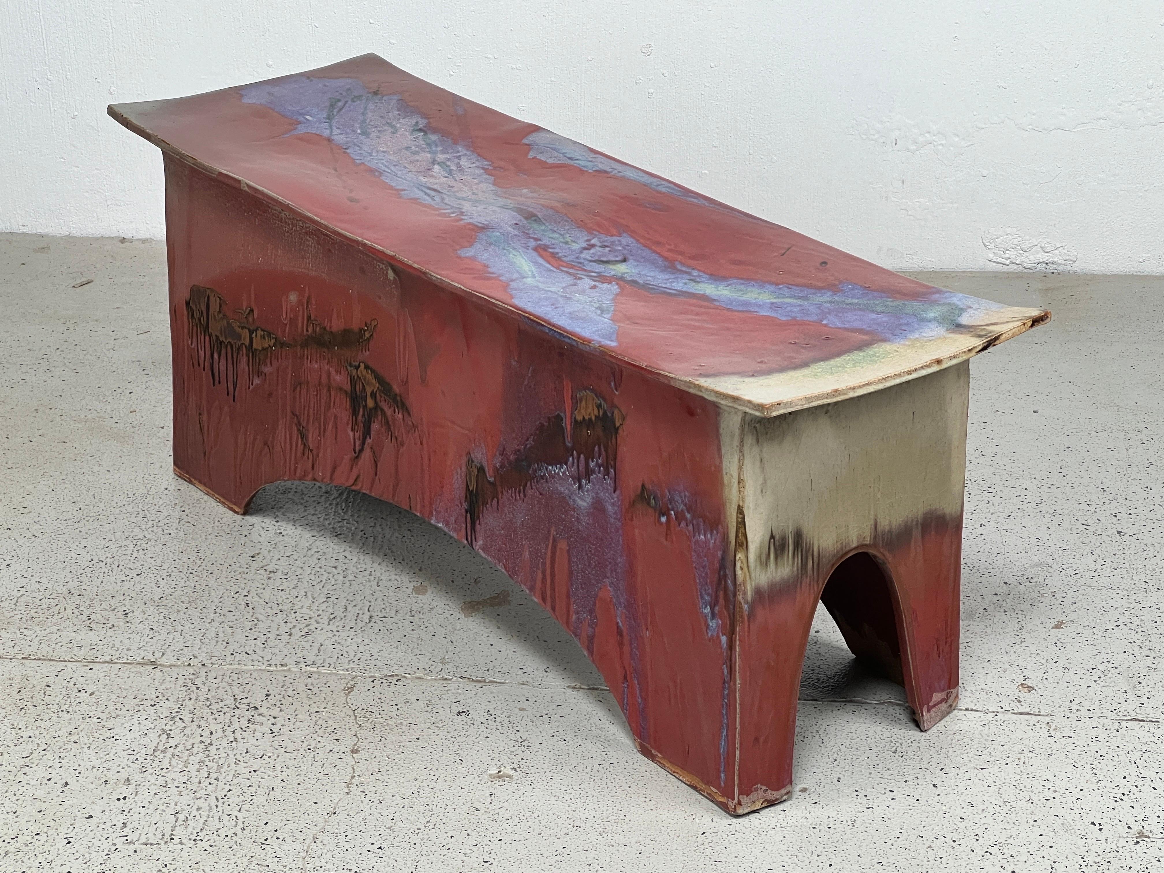 Eric O'Leary Ceramic Bench For Sale at 1stDibs