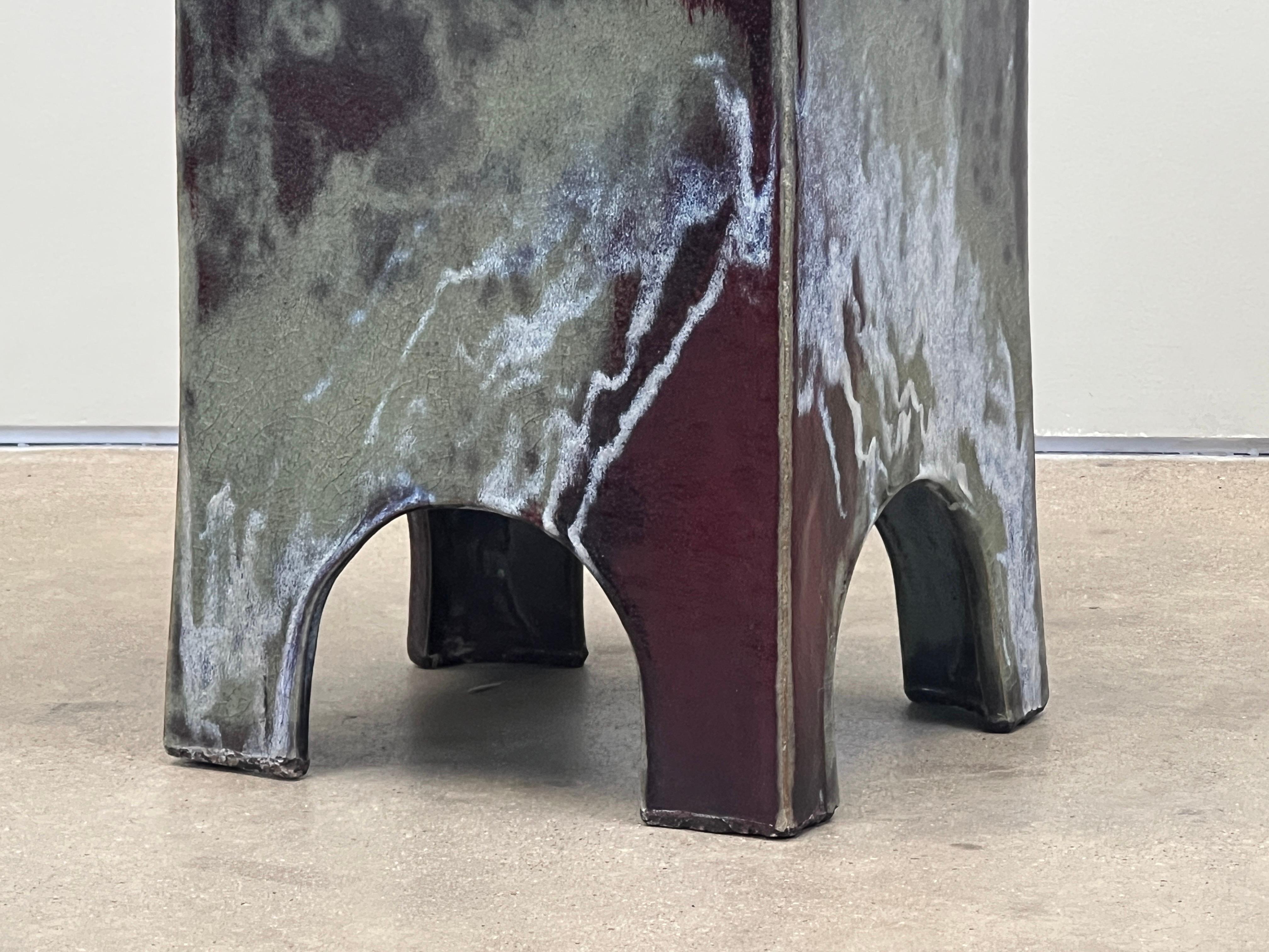 Tabouret en céramique Eric O'Leary en vente 5