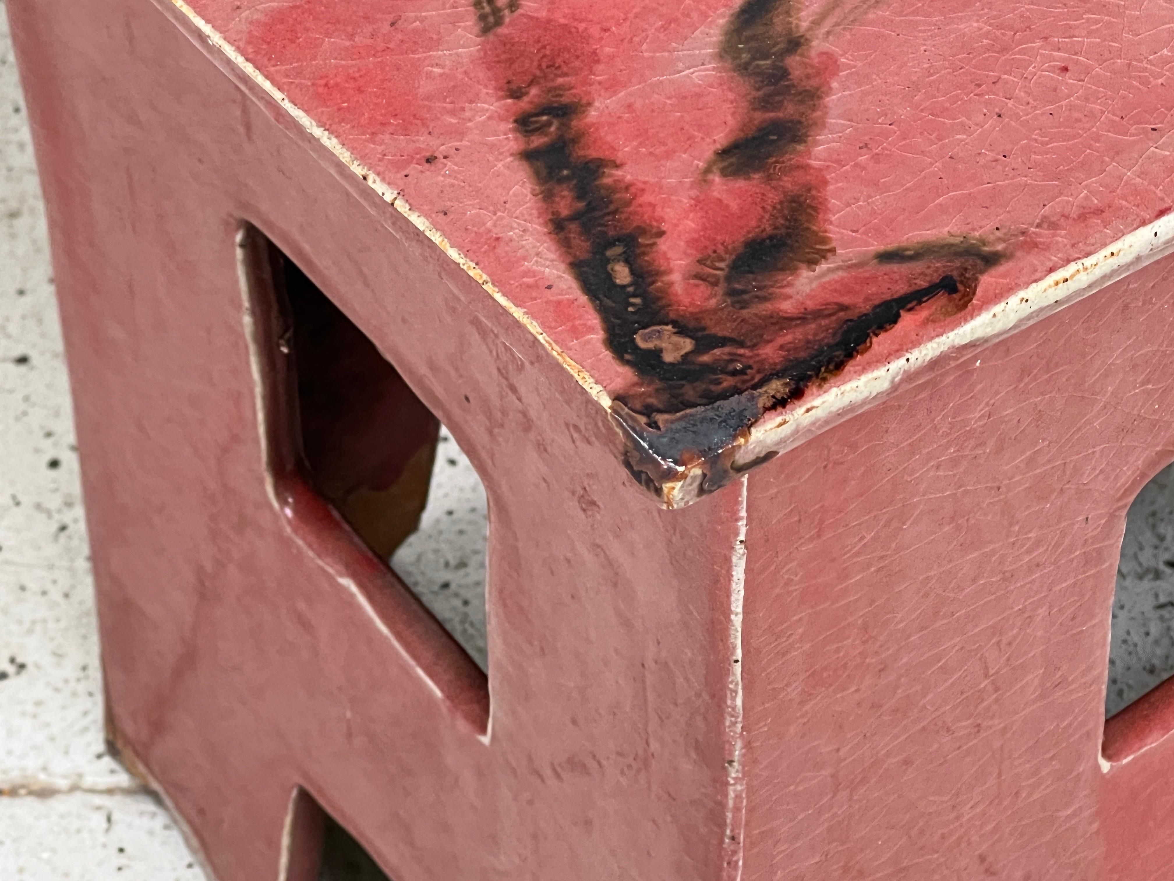 Tabouret en céramique Eric O'Leary en vente 6