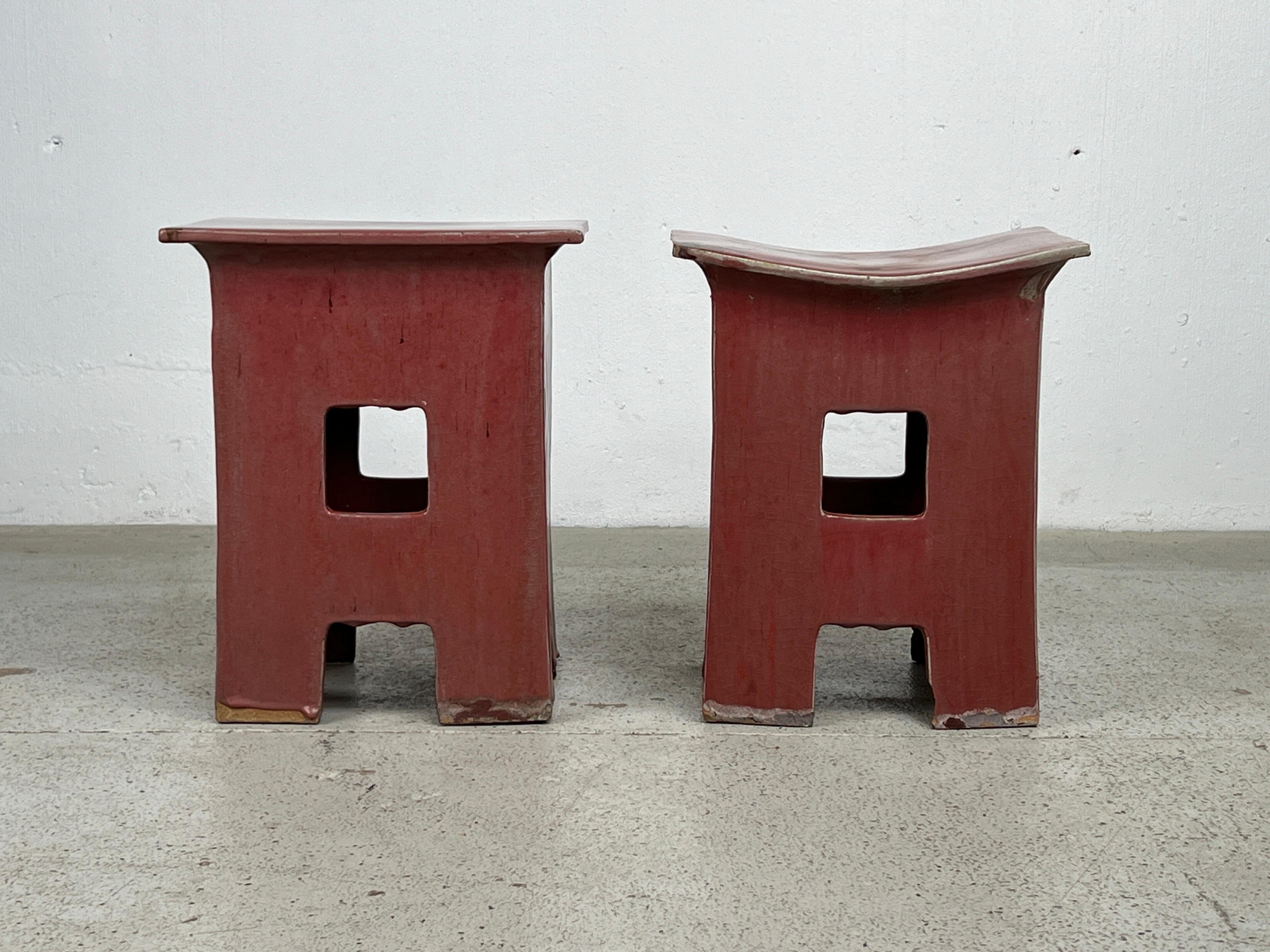 Tabouret en céramique Eric O'Leary en vente 7