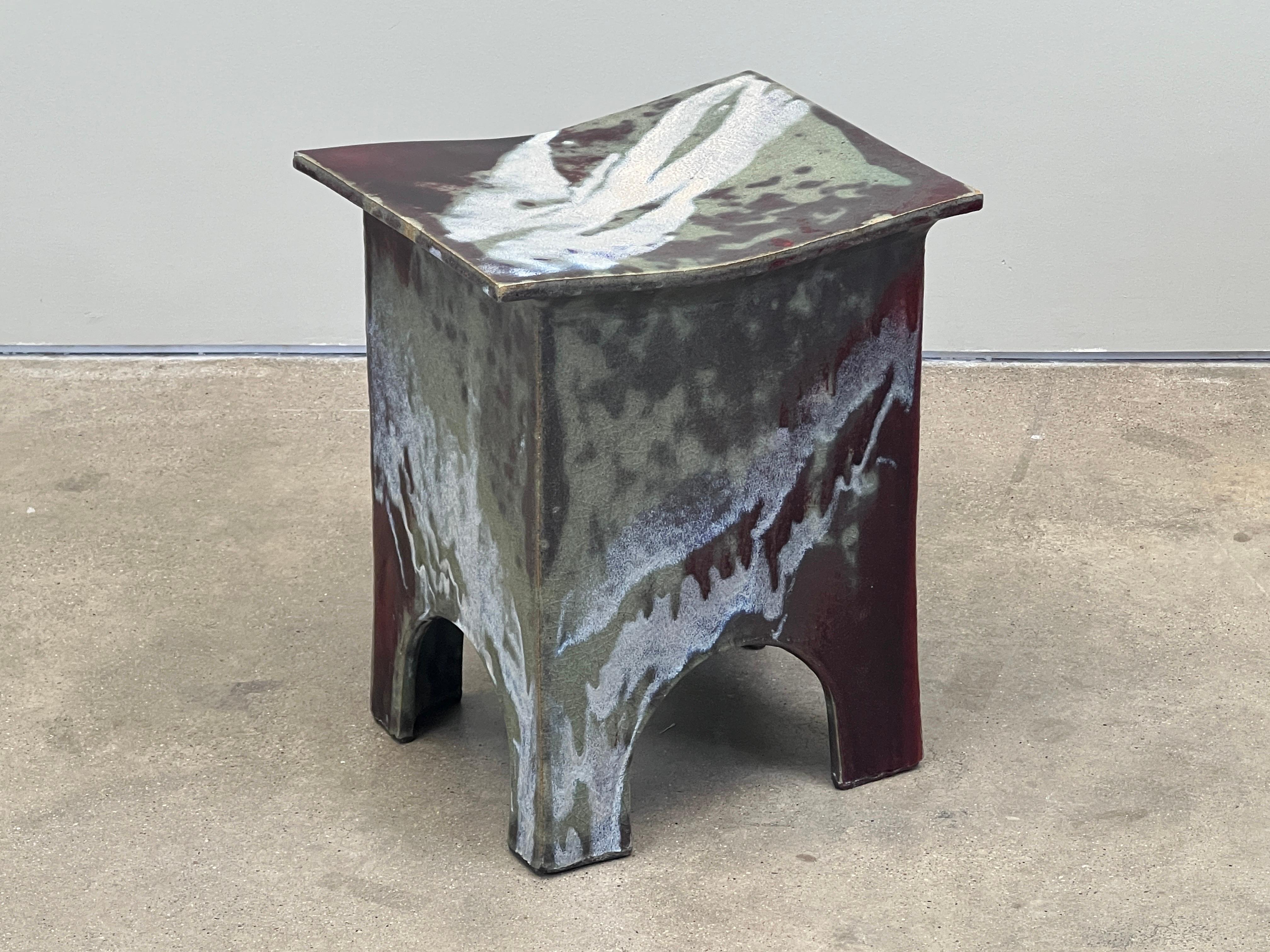 Tabouret en céramique Eric O'Leary en vente 2