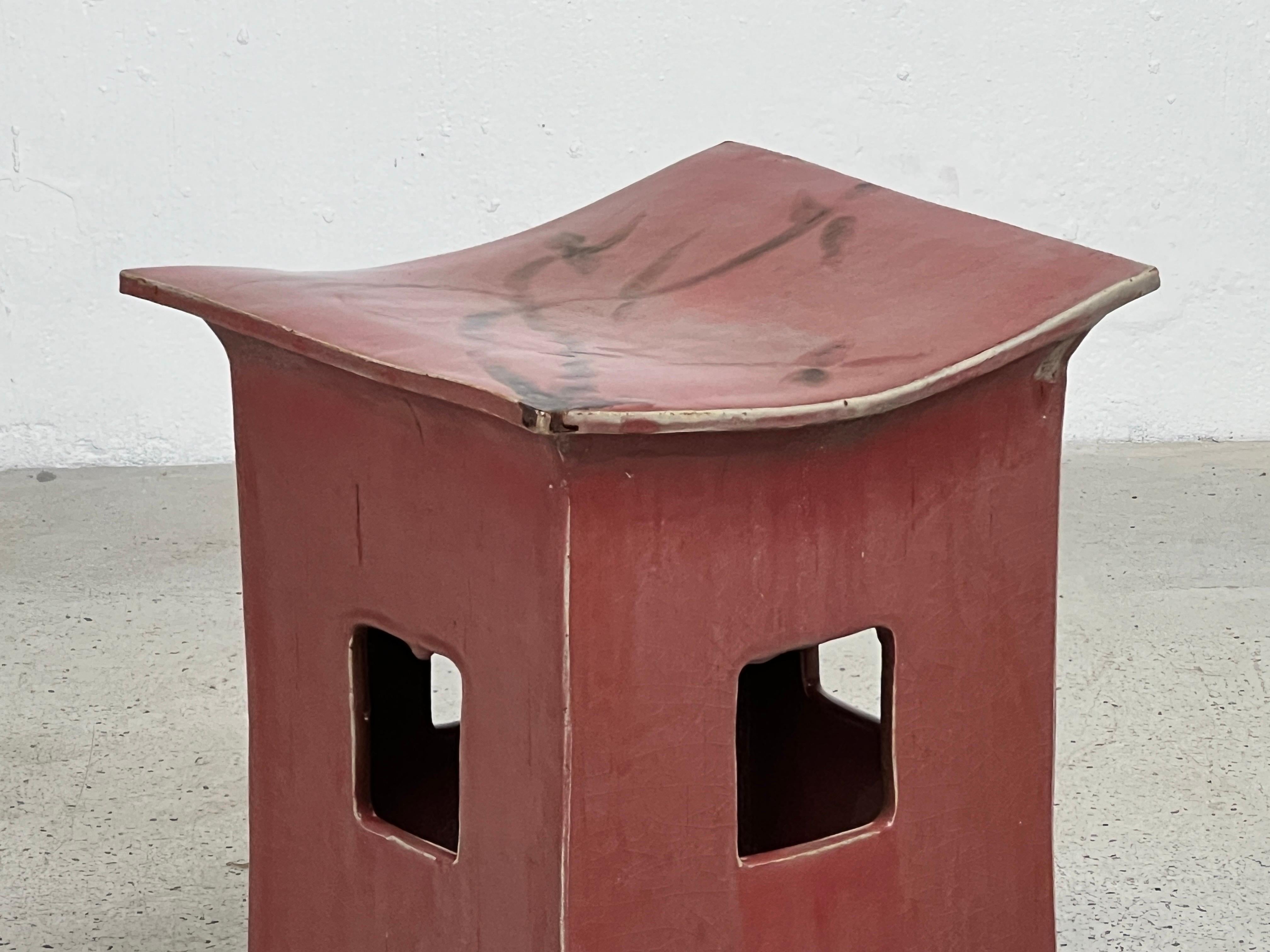 Tabouret en céramique Eric O'Leary en vente 4