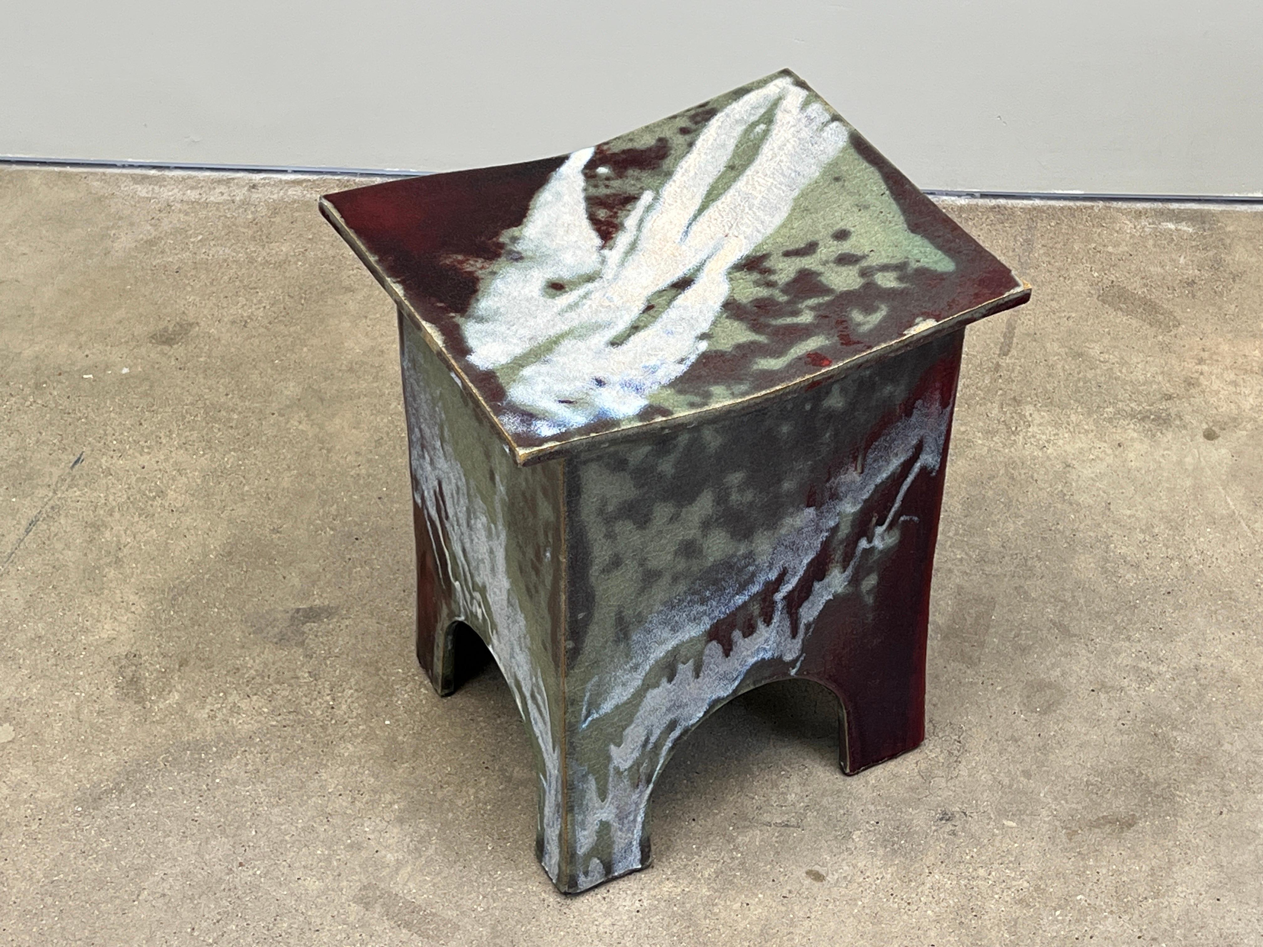 Tabouret en céramique Eric O'Leary en vente 4